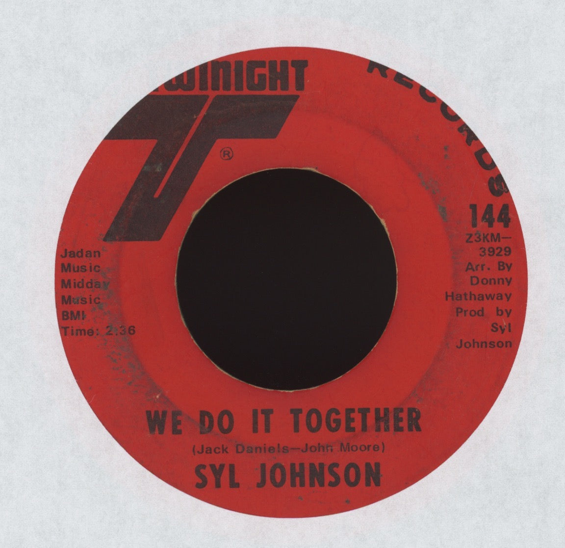 Syl Johnson - We Do It Together on Twinight Funk 45