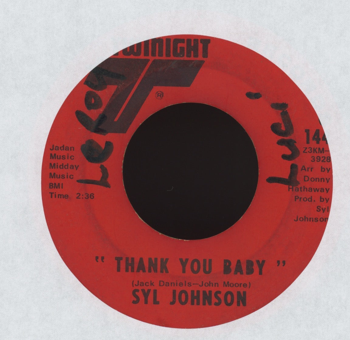 Syl Johnson - We Do It Together on Twinight Funk 45