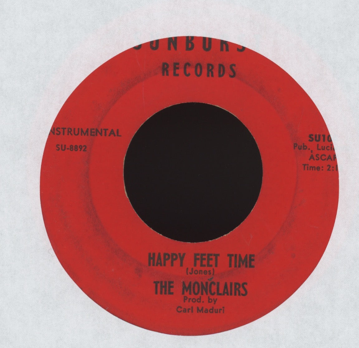 The Monclairs - Wait For Me on Sunburst Northern Soul 45