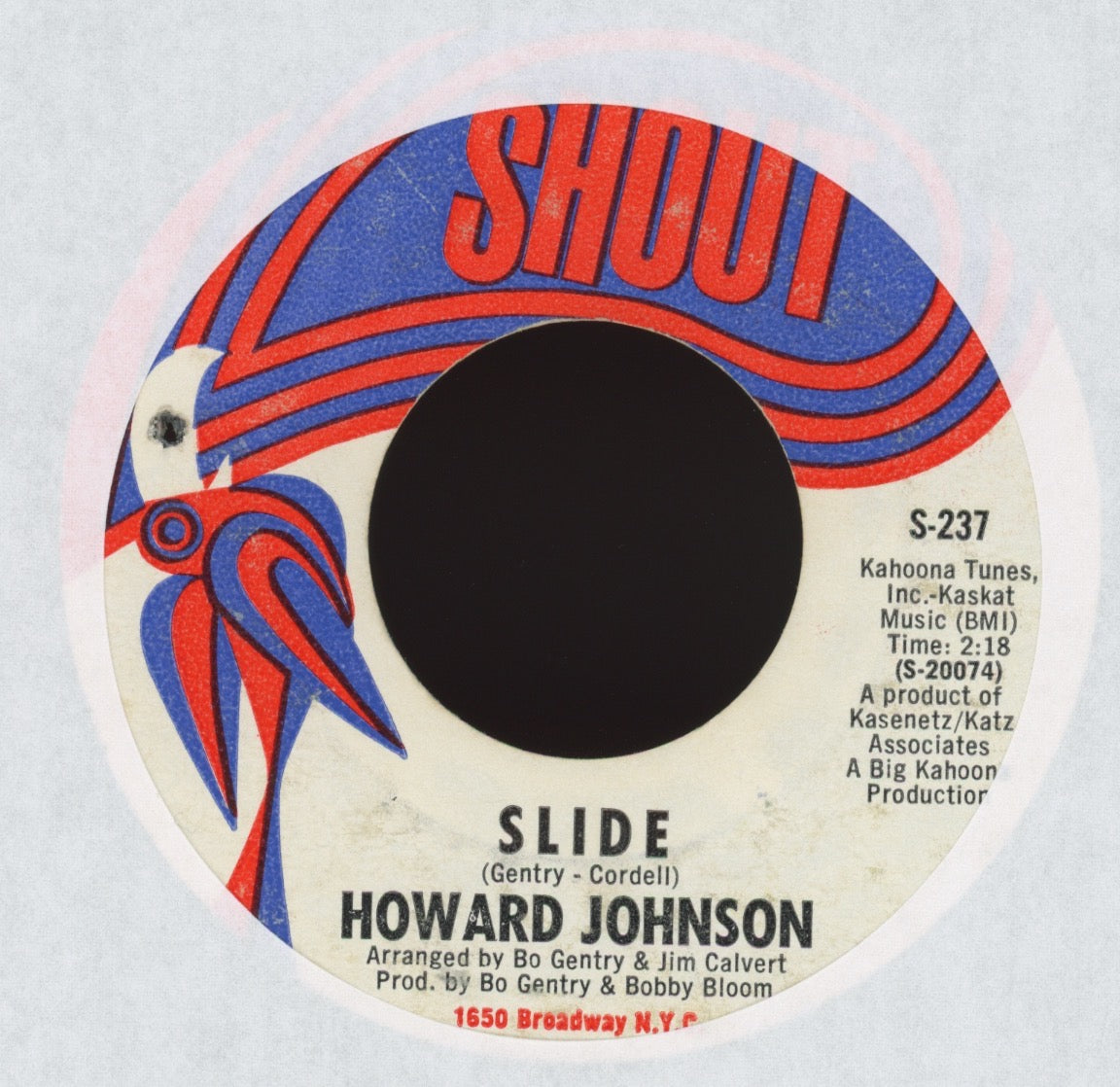 Howard Johnson - Slide on Shout Funk 45
