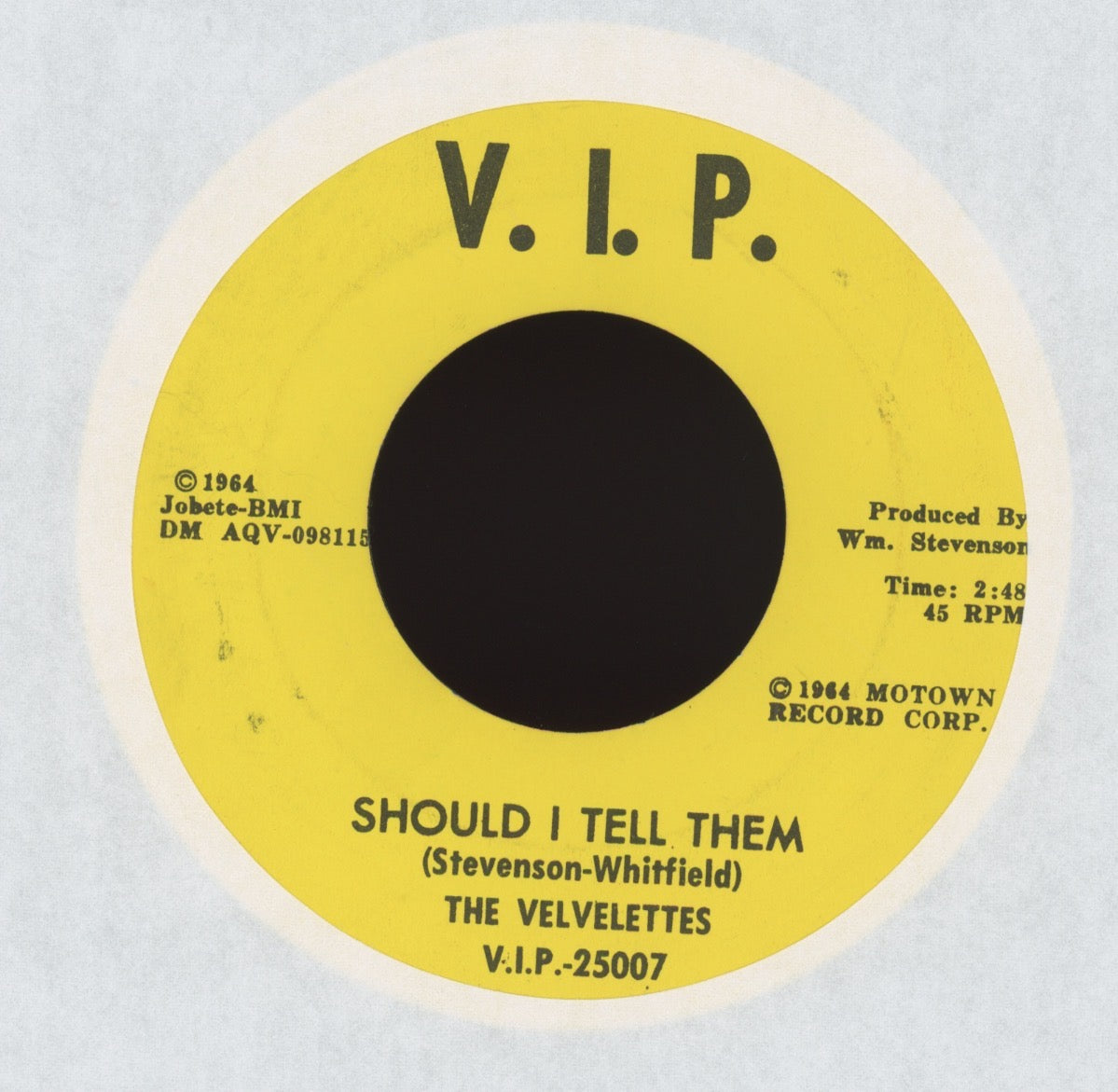 The Velvelettes - Needle In A Haystack on V.I.P. Northern Soul 45
