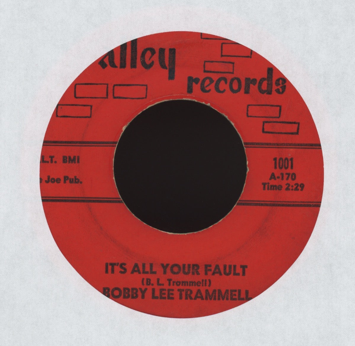 Bobby Lee Trammell - Arkansas Twist on Alley Rockabilly 45