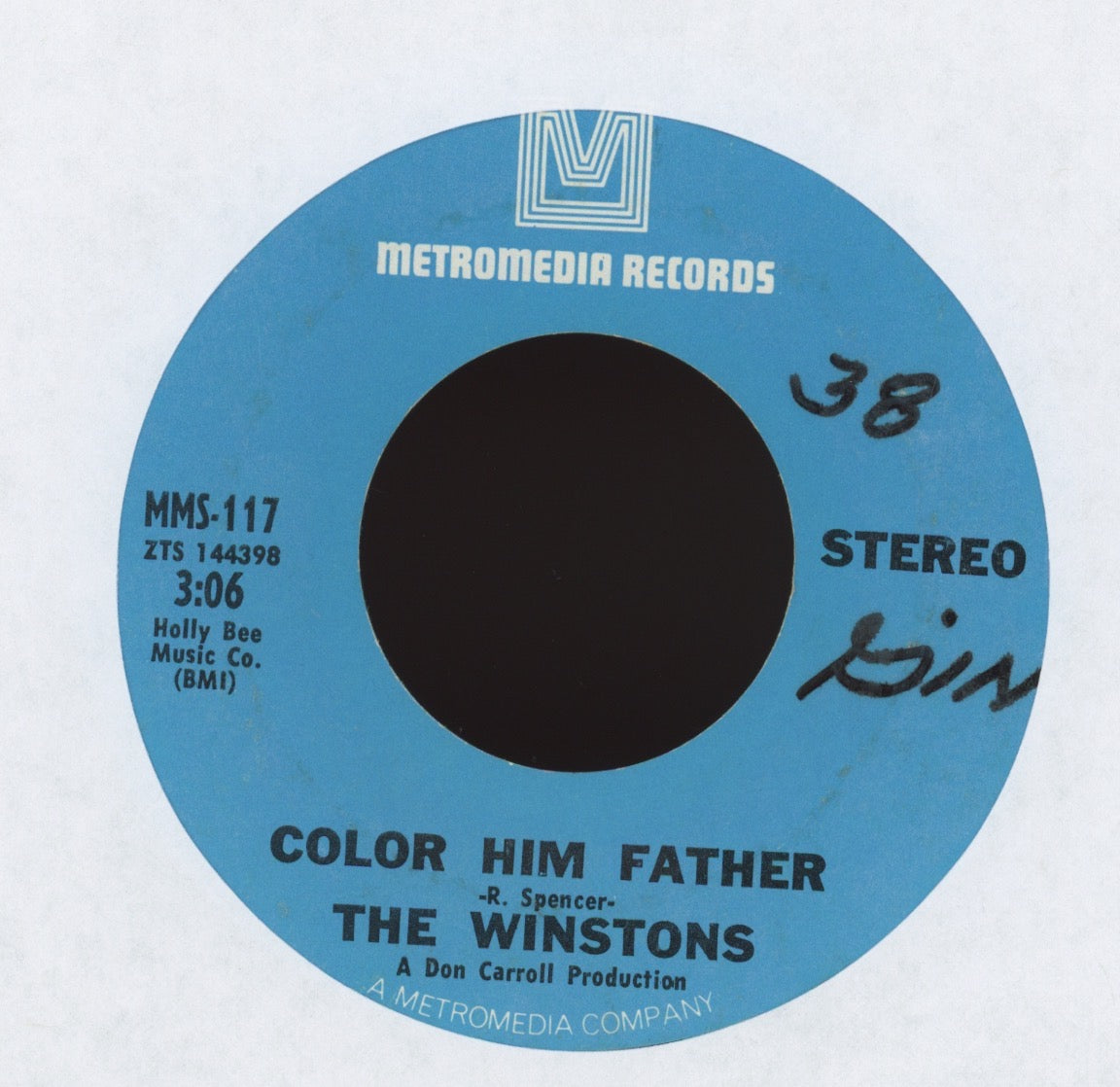 The Winstons - Amen, Brother on Metromedia Funk 45 Breaks