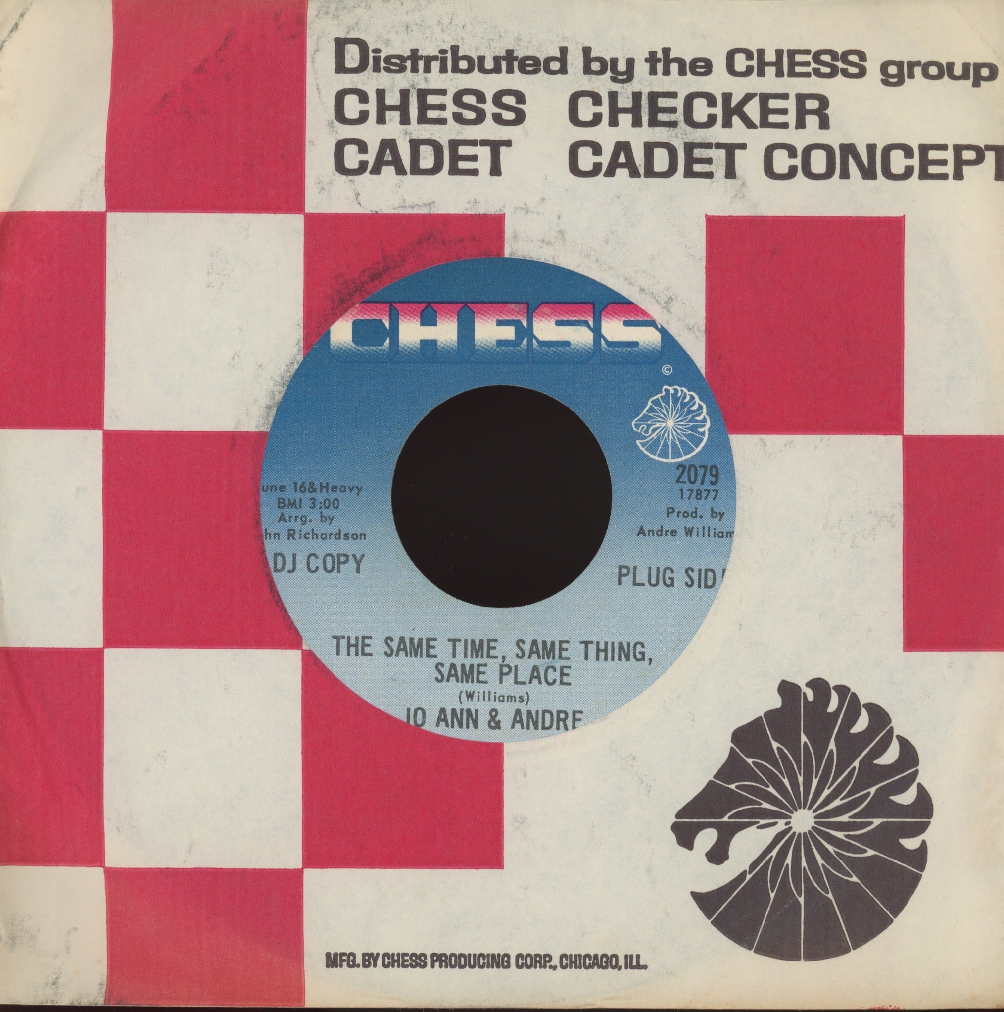 Jo Ann & Andre - A Rockin' Good Way on Chess Promo Funk 45