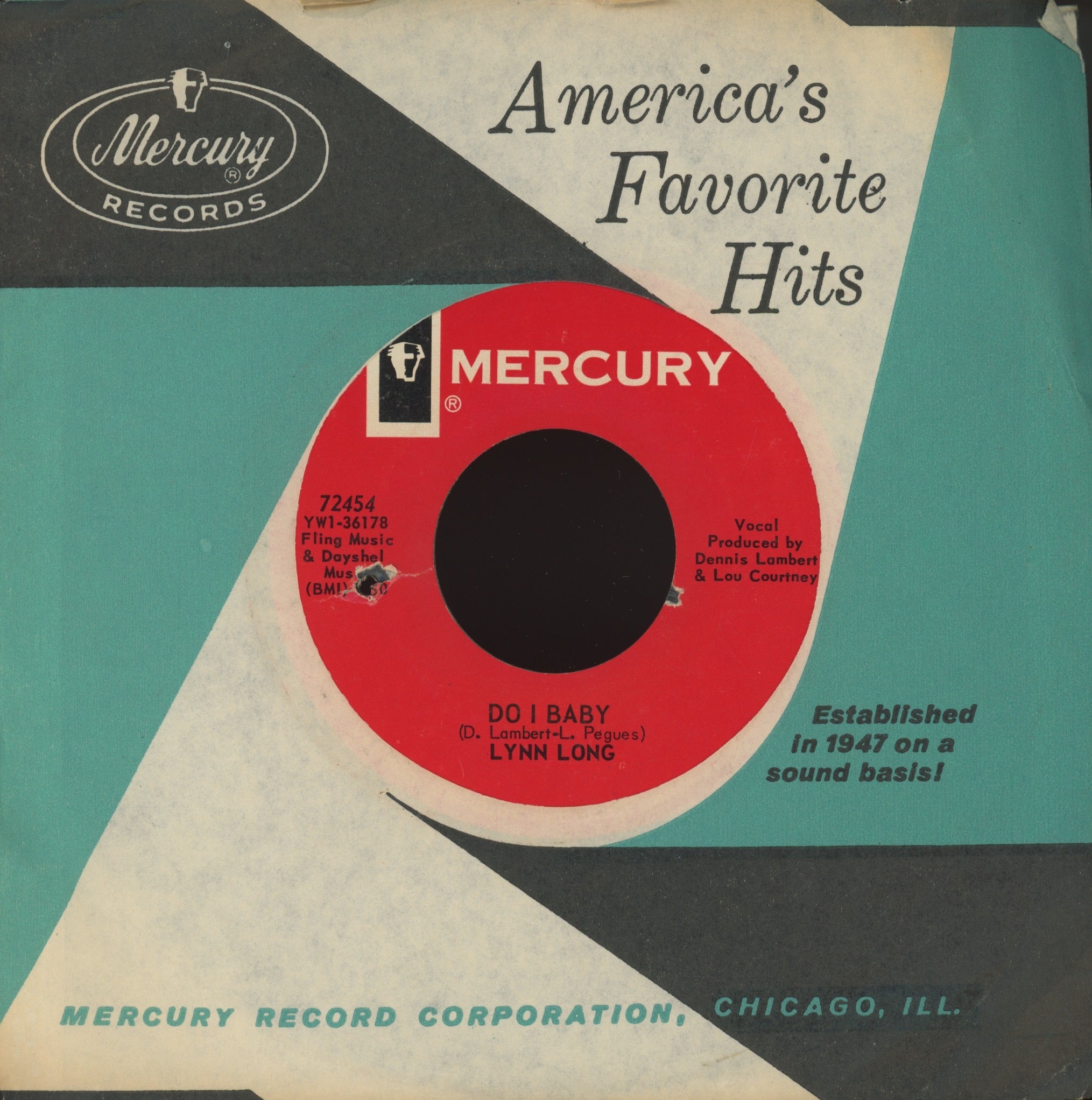 Lynn Long - Do I Baby on Mercury Northern Soul 45