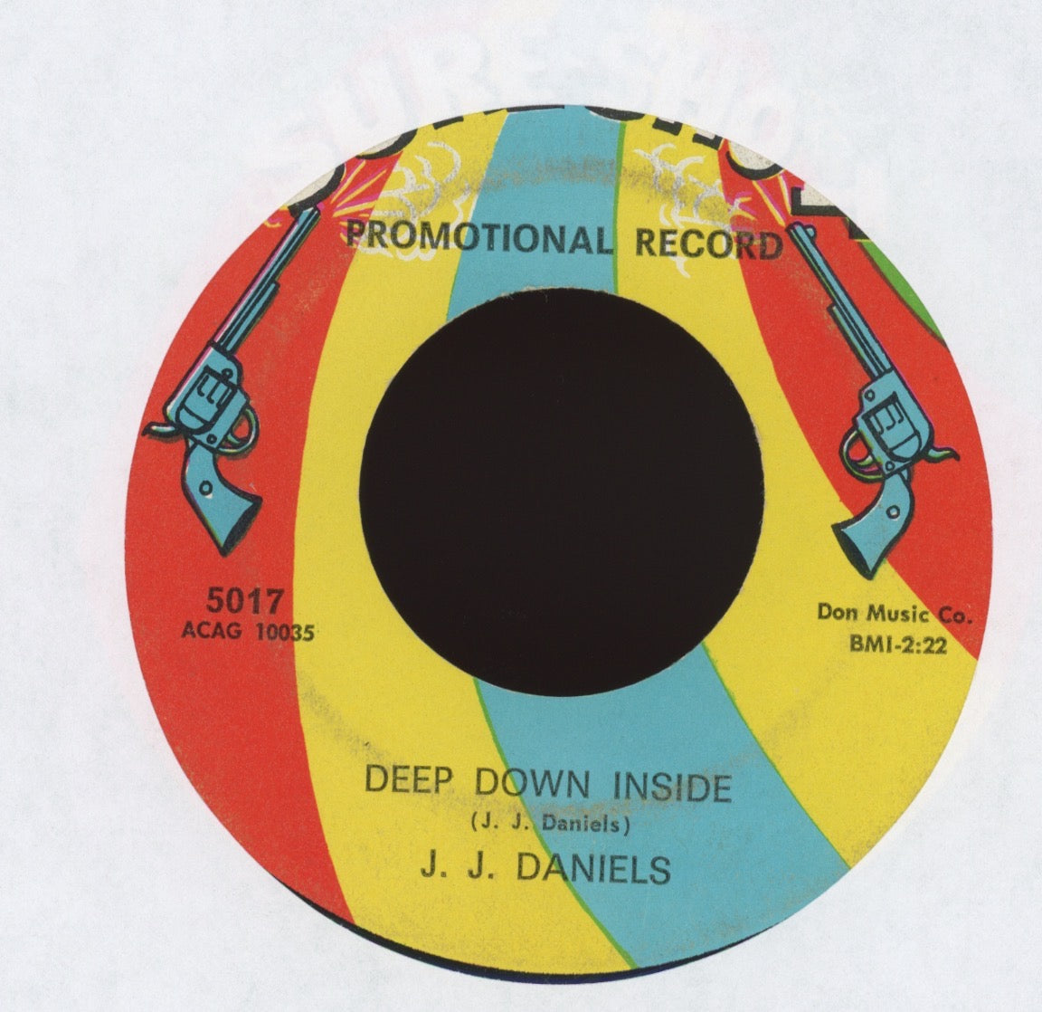 J.J. Daniels - Mr. Lonesome on Sure Shot Promo Northern Soul 45
