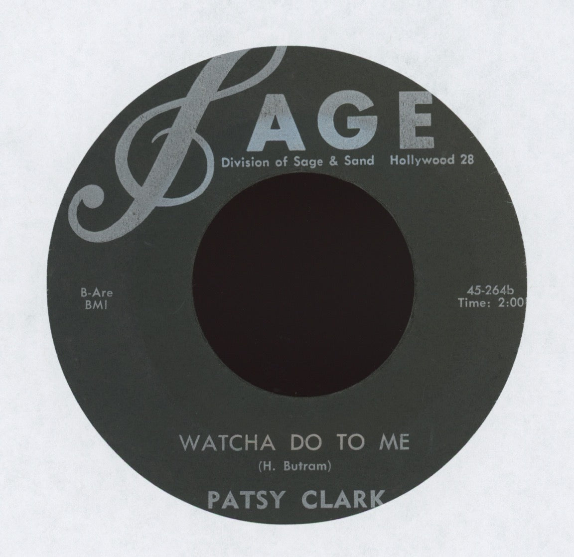 Patsy Clark - Watcha Do to Me on Sage Rockabilly 45