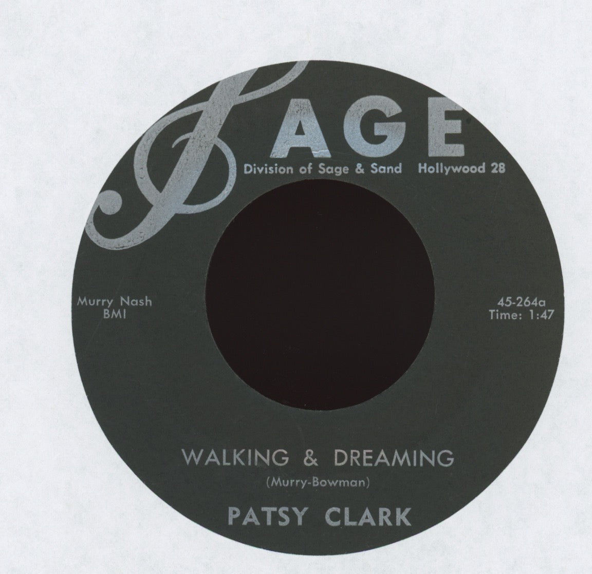 Patsy Clark - Watcha Do to Me on Sage Rockabilly 45
