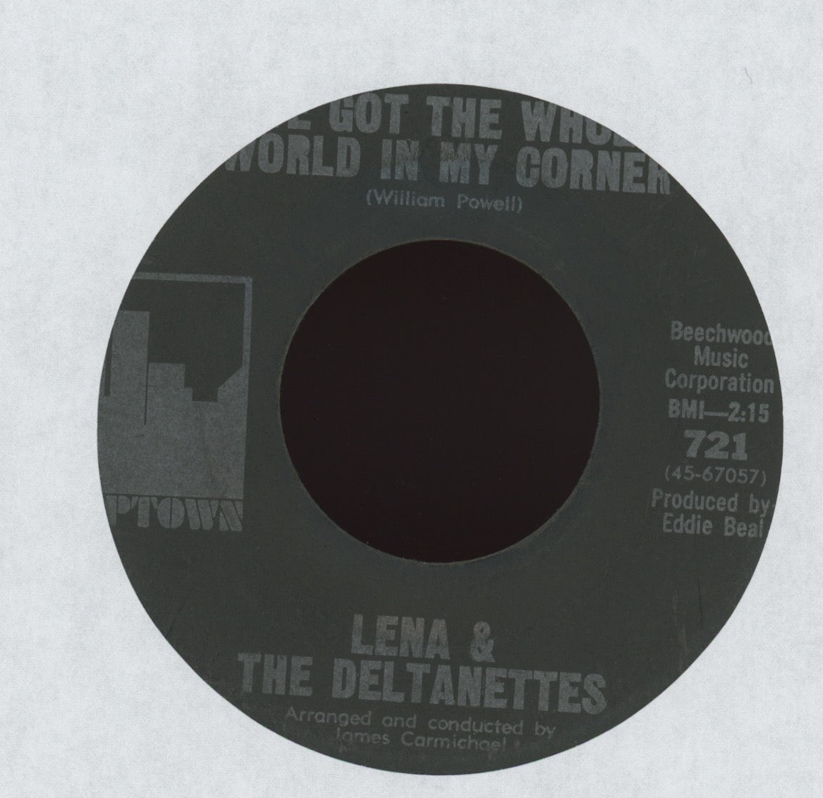 Lena & The Deltanettes - Turn Around Baby on Uptown Northern Soul 45