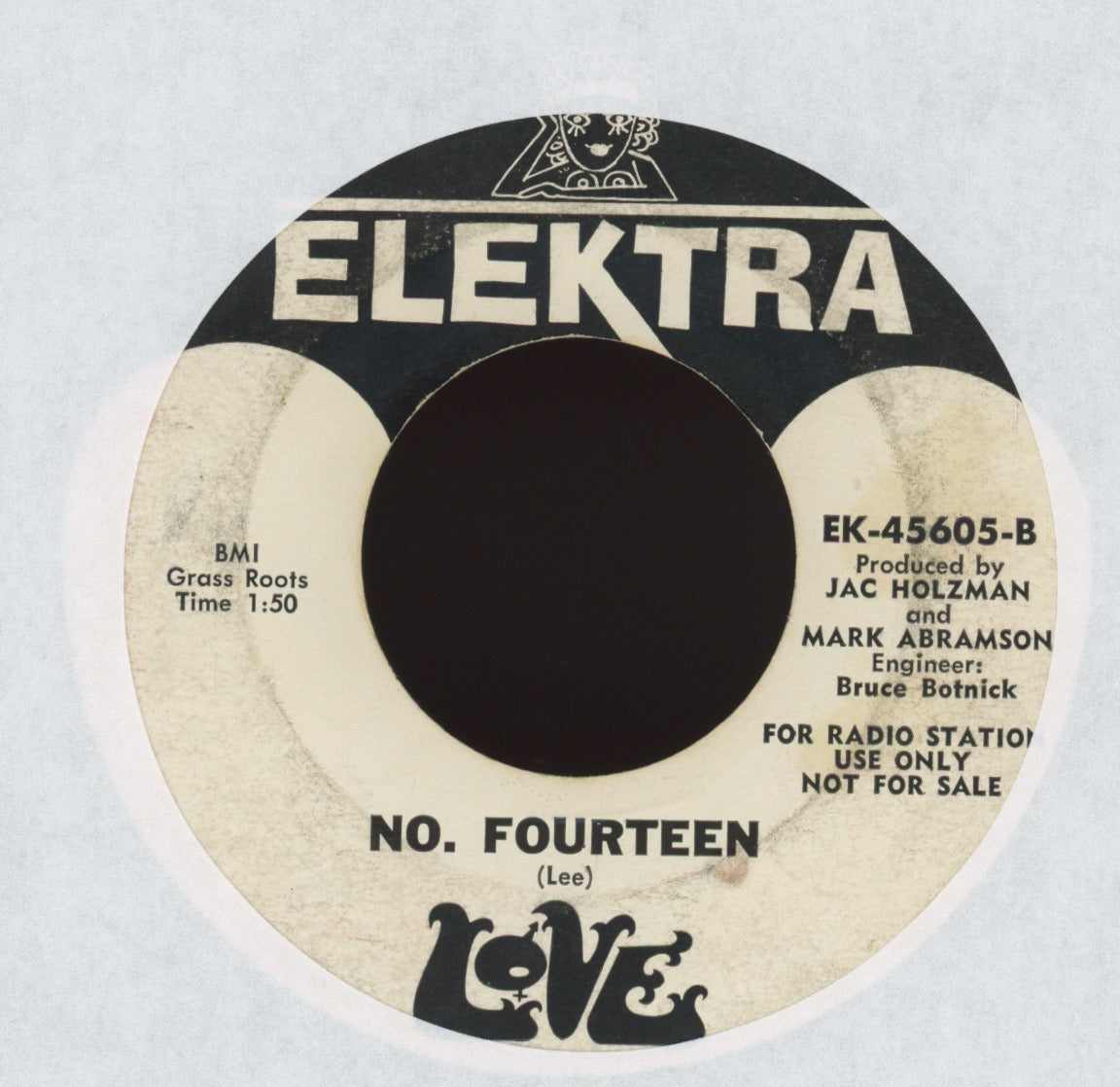 Love - 7 And 7 Is on Elektra Promo Garage 45