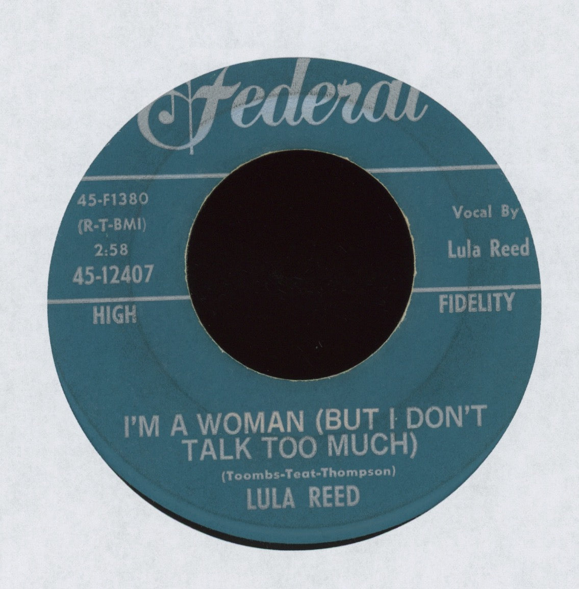 Lula Reed - I'm A Woman on Federal R&B 45