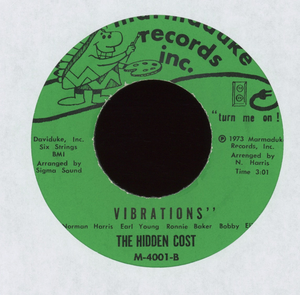 The Hidden Cost - Bo Did It on Marmaduke Funk 45