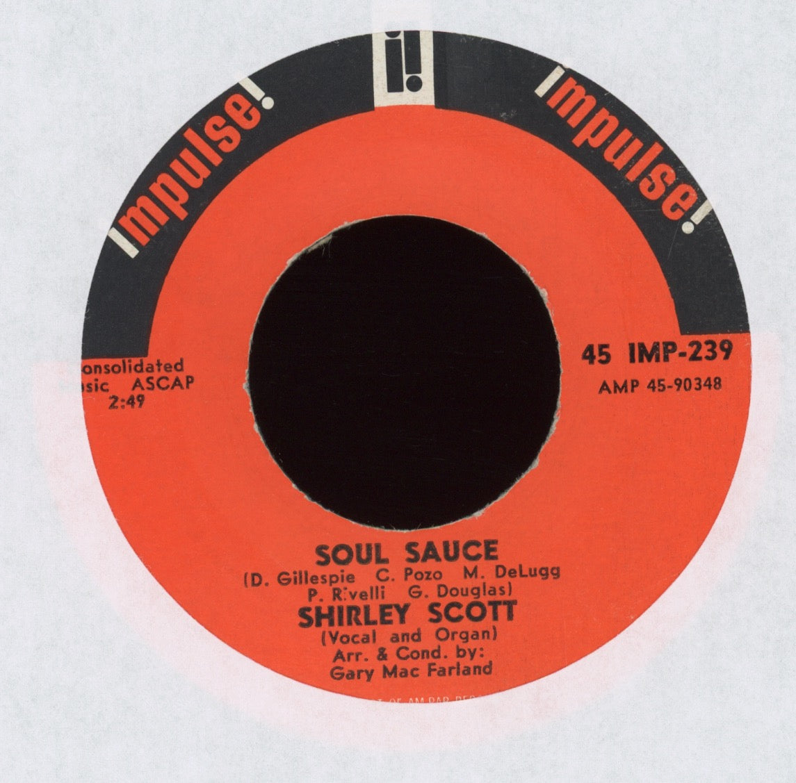 Shirley Scott Trio - Soul Sauce on Impulse Latin Jazz 45