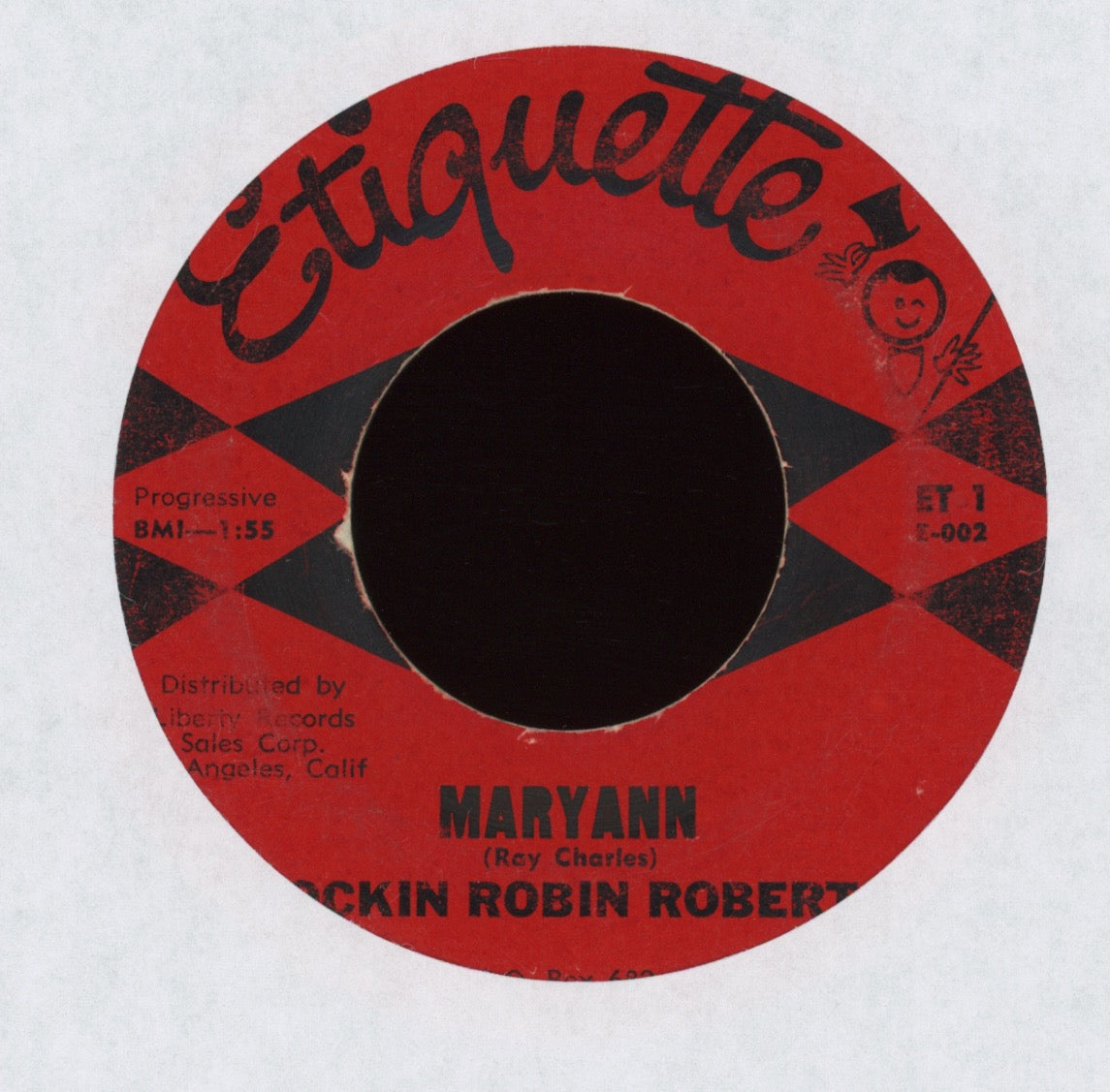 Rockin' Robin Roberts - Louie Louie on Etiquette Garage 45