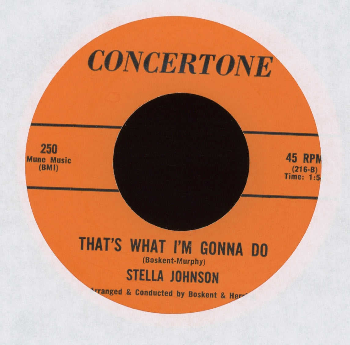 Stella Johnson - Trial Of Stagger Lee / That's What I'm Gonna Do