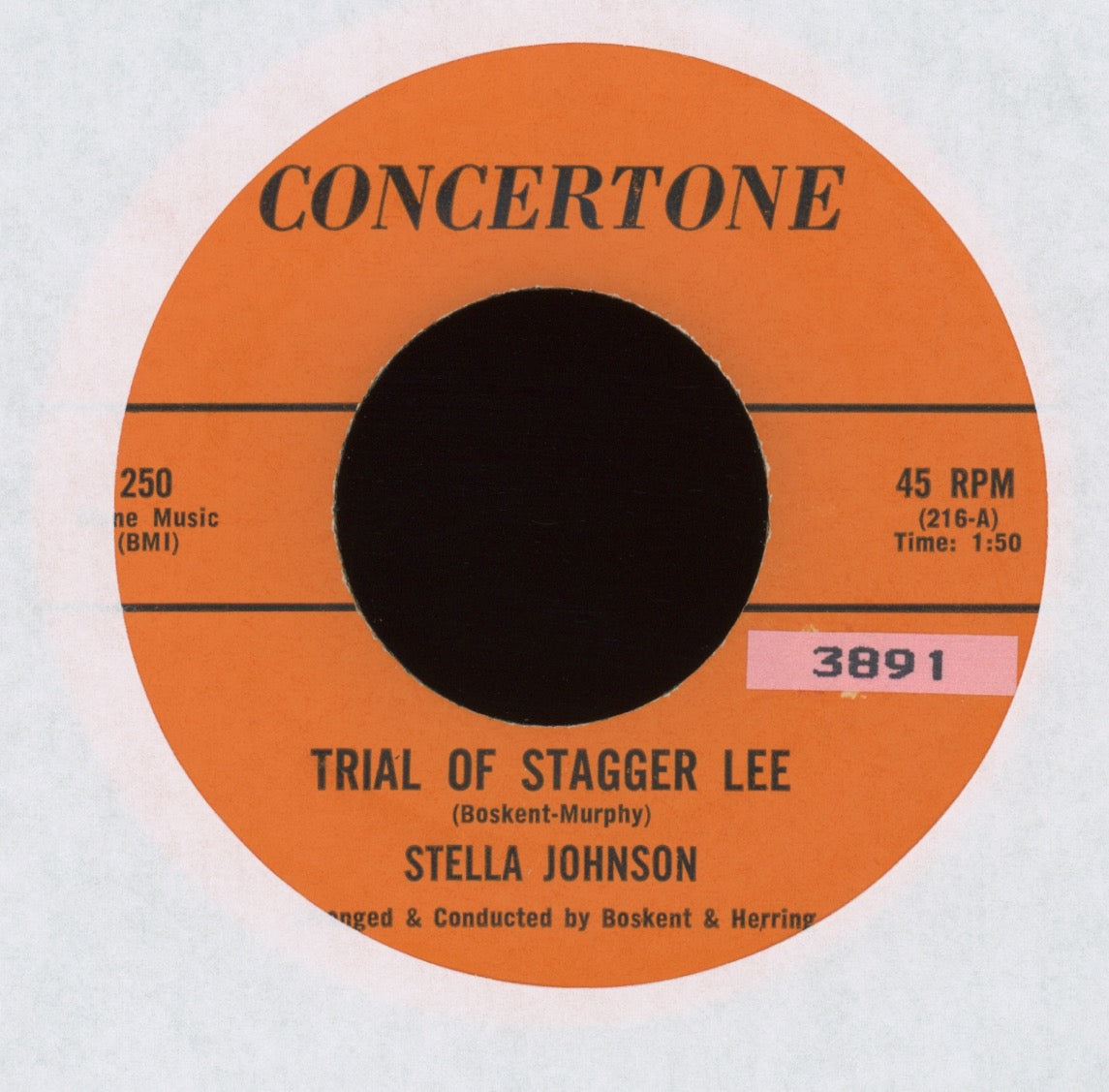 Stella Johnson - Trial Of Stagger Lee / That's What I'm Gonna Do