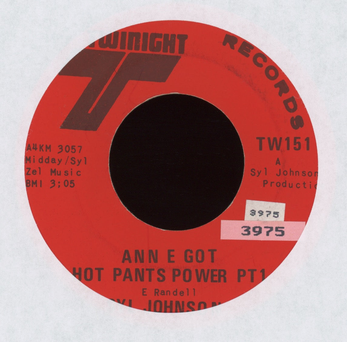Syl Johnson - Annie Got Hot Pants Power on Twinight Funk 45