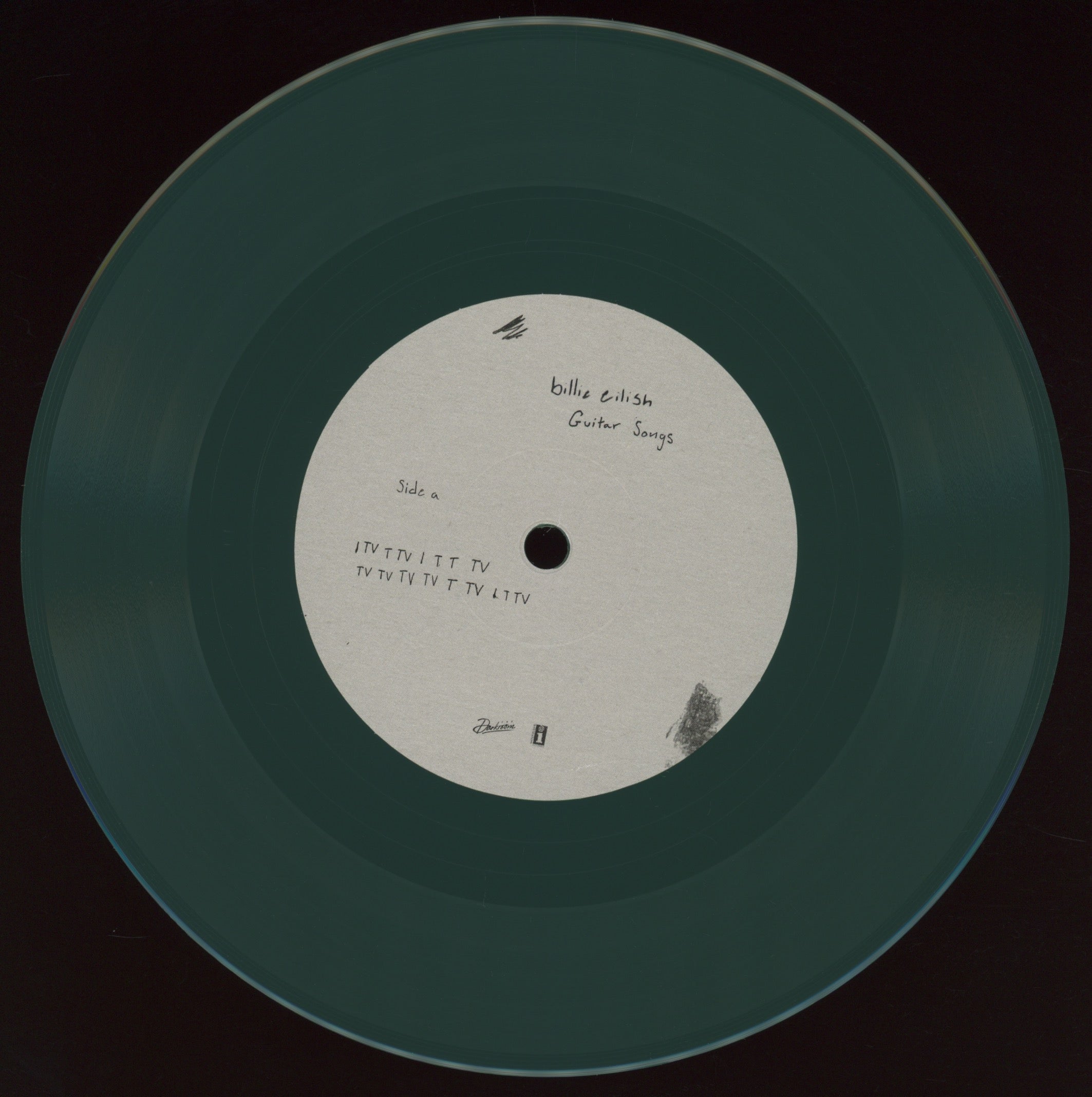 Billie Eilish - Guitar Songs on Darkroom Interscope Ltd Bioplastic Green Vinyl 7" 45