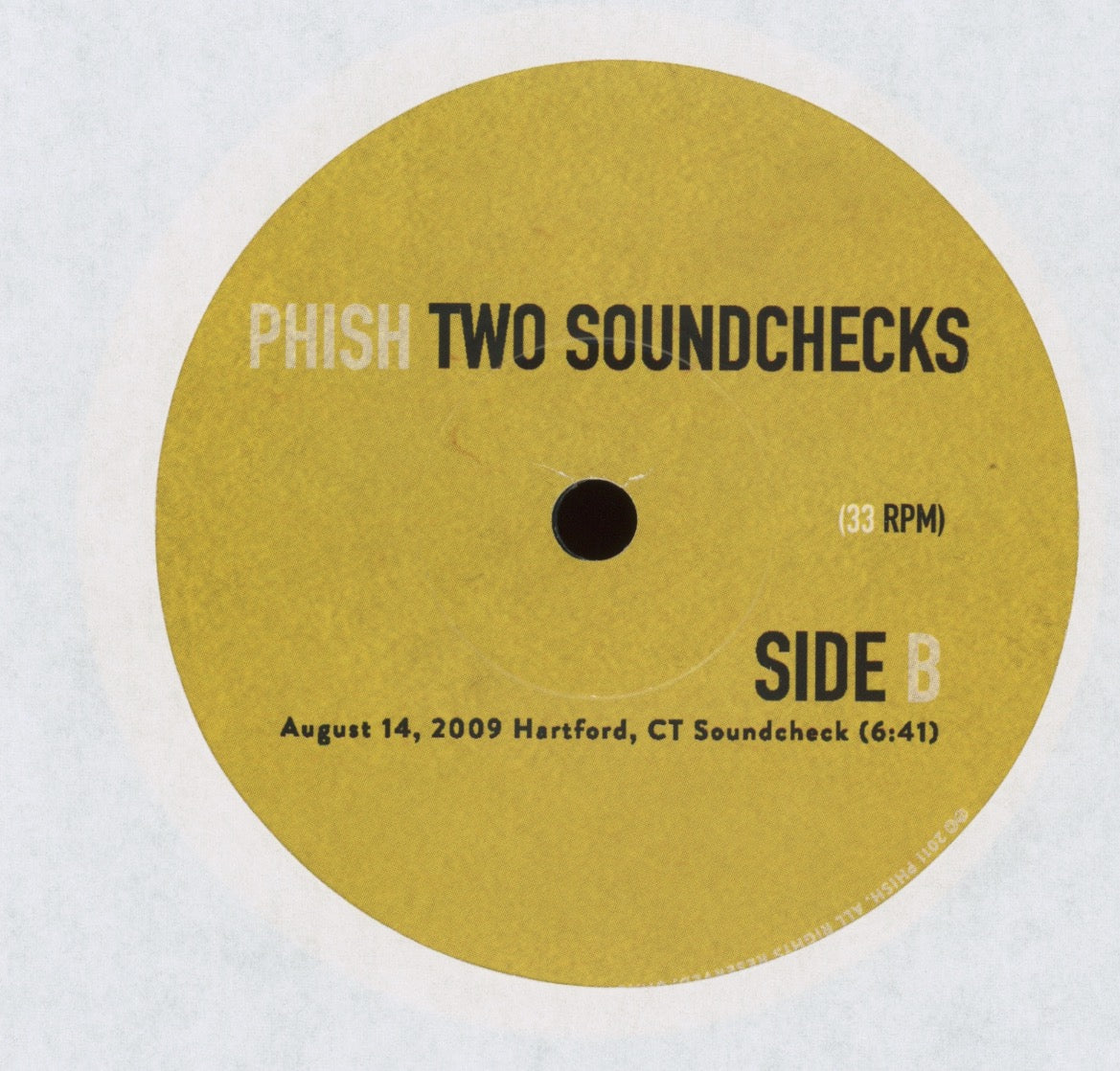 Phish - Two Soundchecks on Jemp RSD 2011 Ltd Numbered 7"