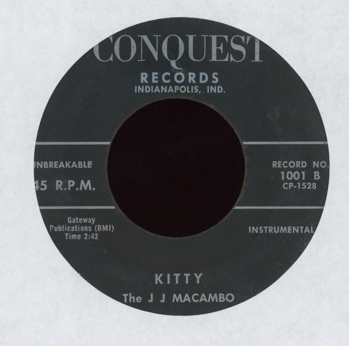 The Drakes, J J Macambo - Oo Wee So Good on Conquest R&B Doo Wop 45