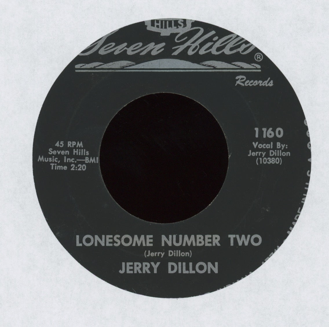 Jerry Dillon - There She Goes on Seven Hills Country Psych 45