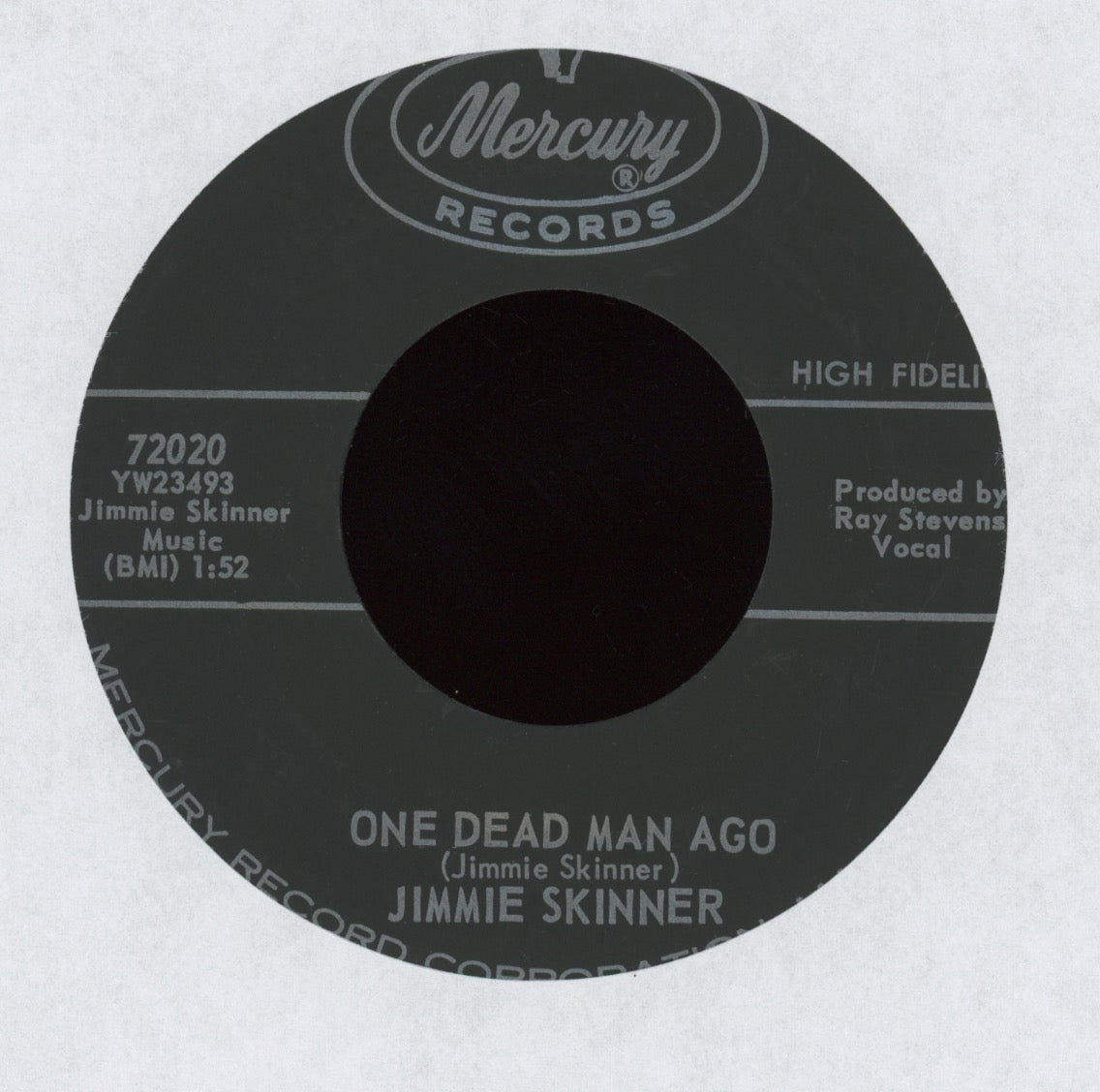 Jimmie Skinner - One Dead Man Ago on Mercury Rockabilly Bop 45