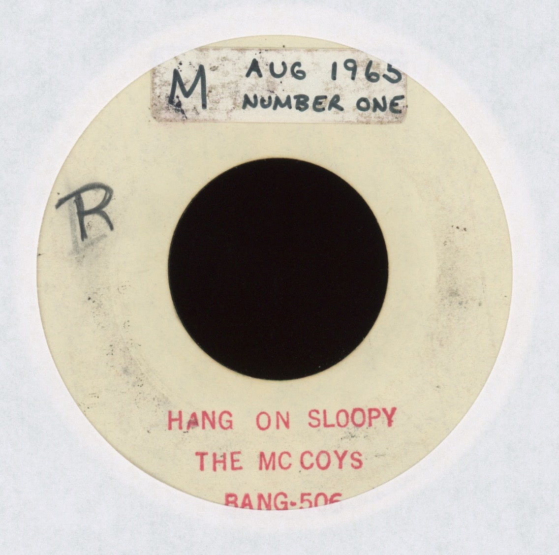 The McCoys - Hang On Sloopy Test Pressing Rock 45