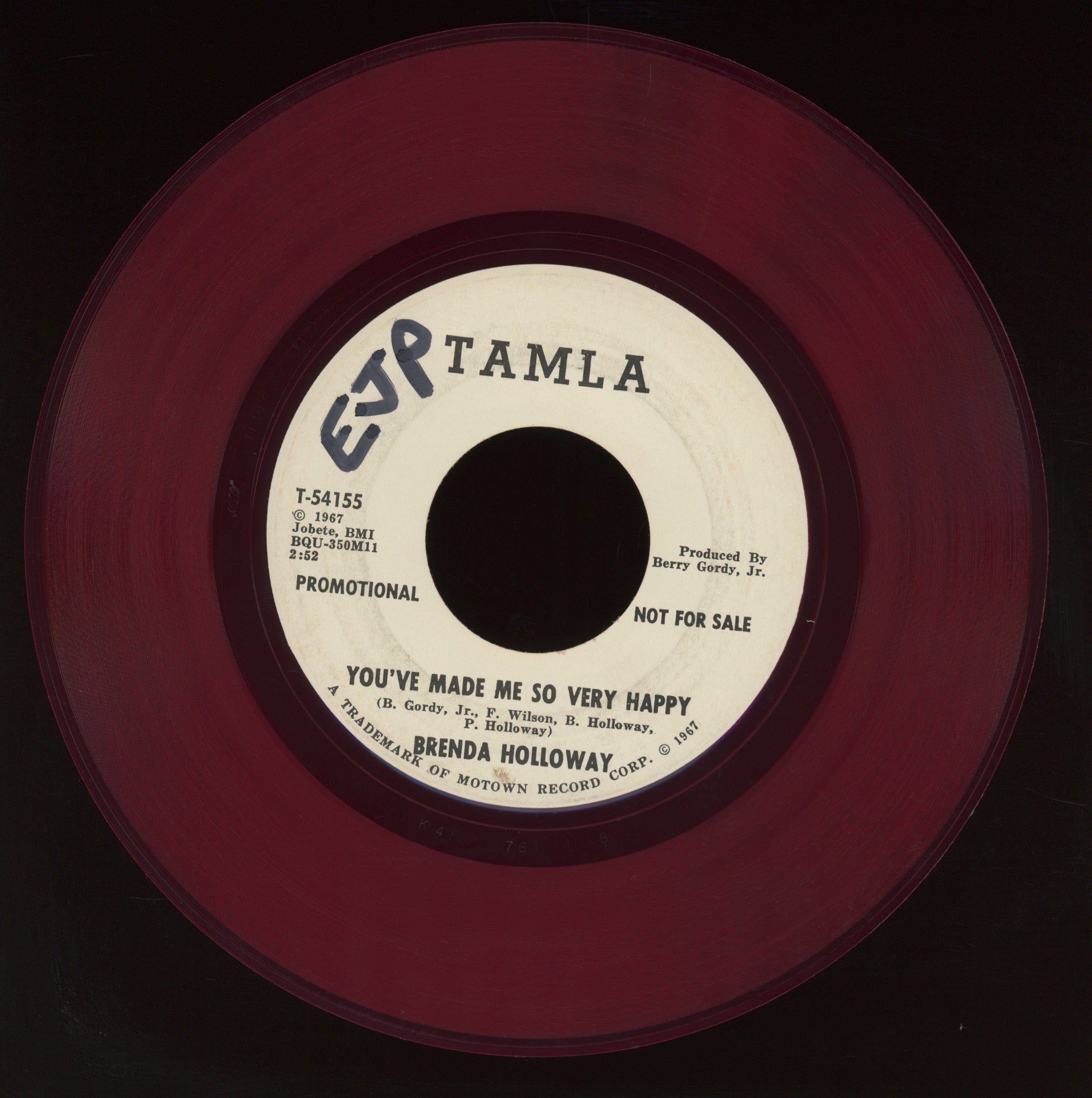 Brenda Holloway - You've Made Me So Very Happy on Tamla Red Vinyl Promo Northern Soul 45