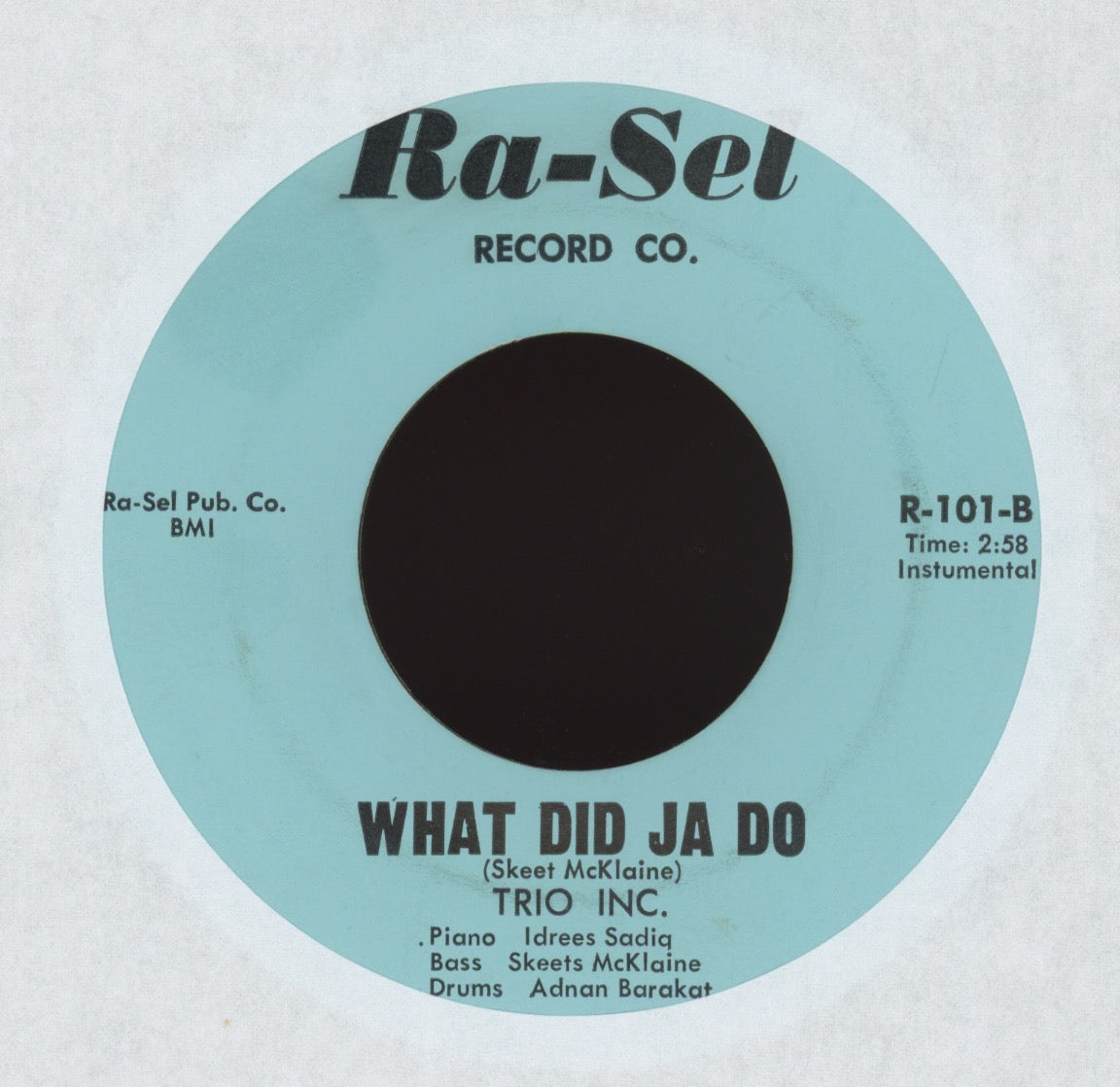 Gina Donatto & Trio Inc. - What Did Ja Do on Ra-Sel Jazz Mod 45