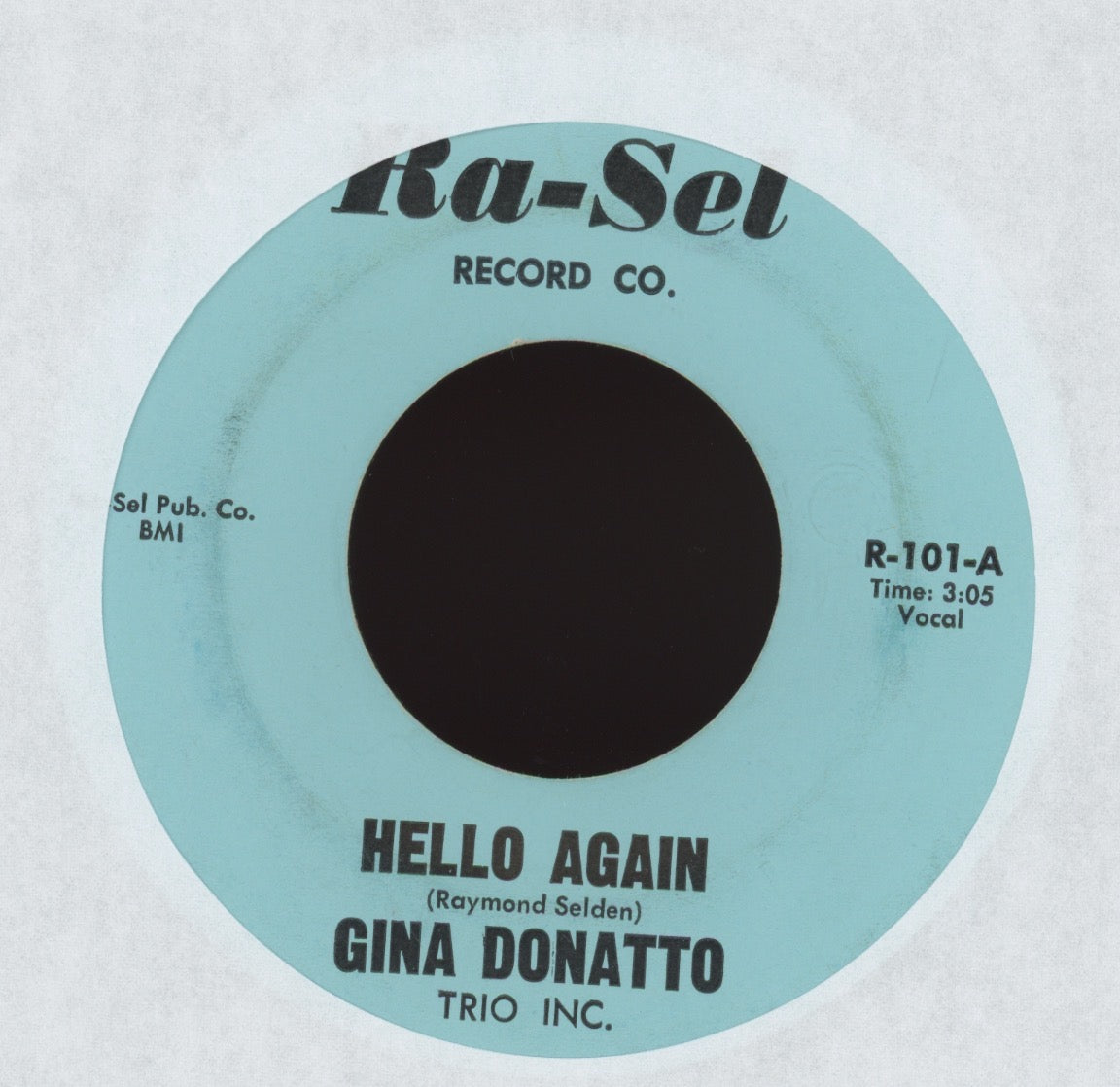 Gina Donatto & Trio Inc. - What Did Ja Do on Ra-Sel Jazz Mod 45