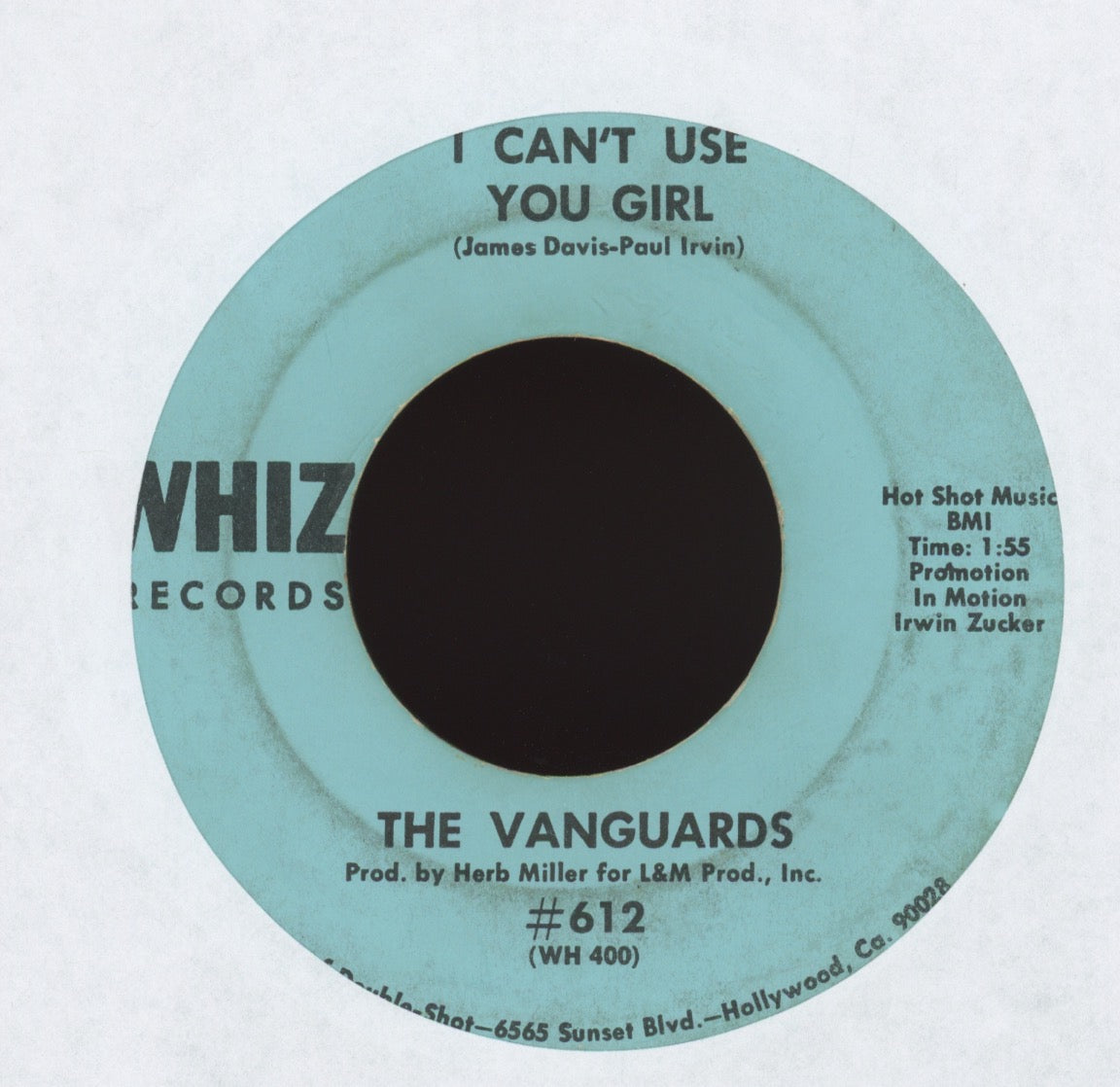 The Vanguards - Somebody Please on Whiz Sweet Soul 45