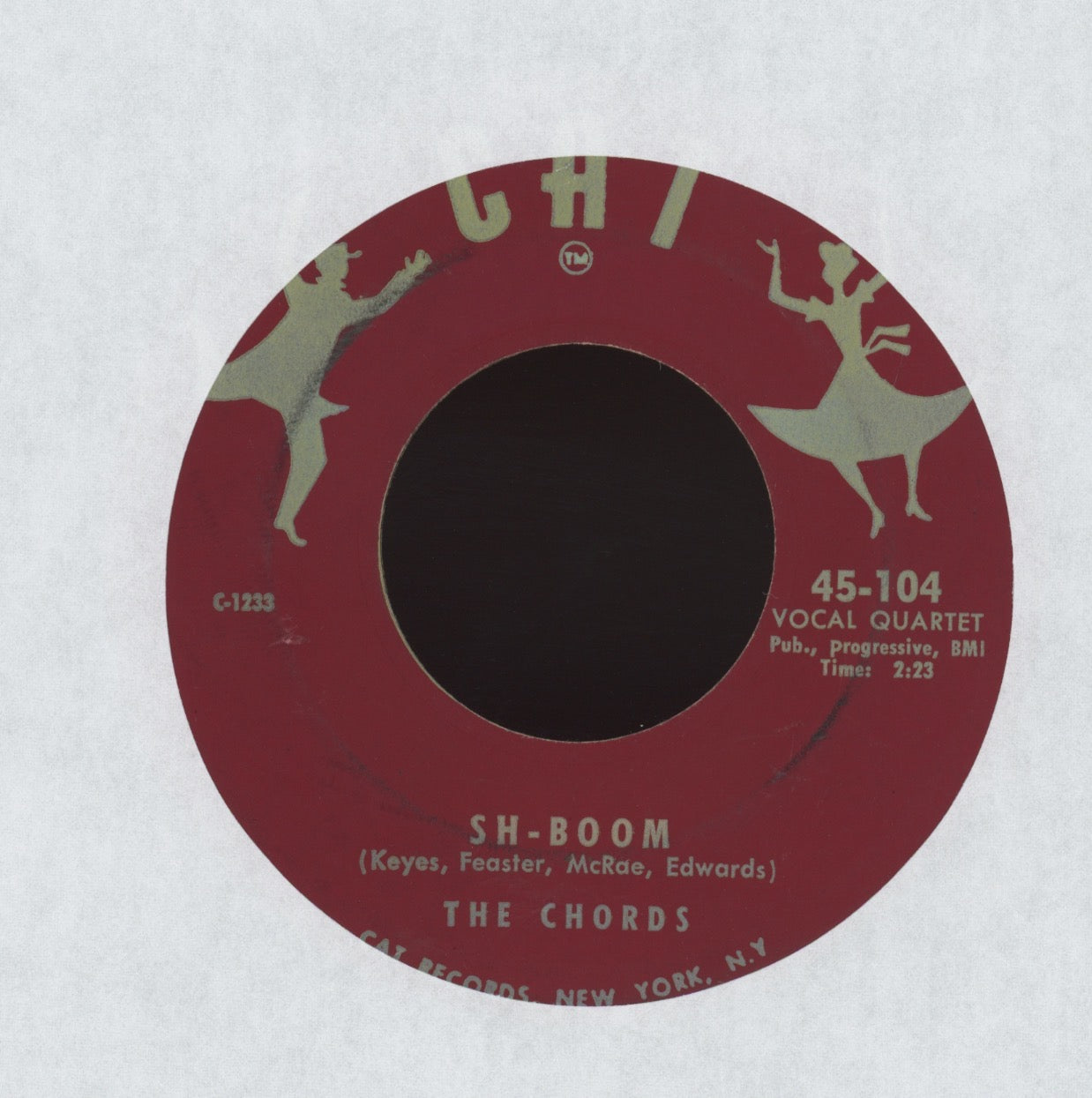 The Chords - Sh-Boom / Little Maiden on Cat R&B Doo Wop 45