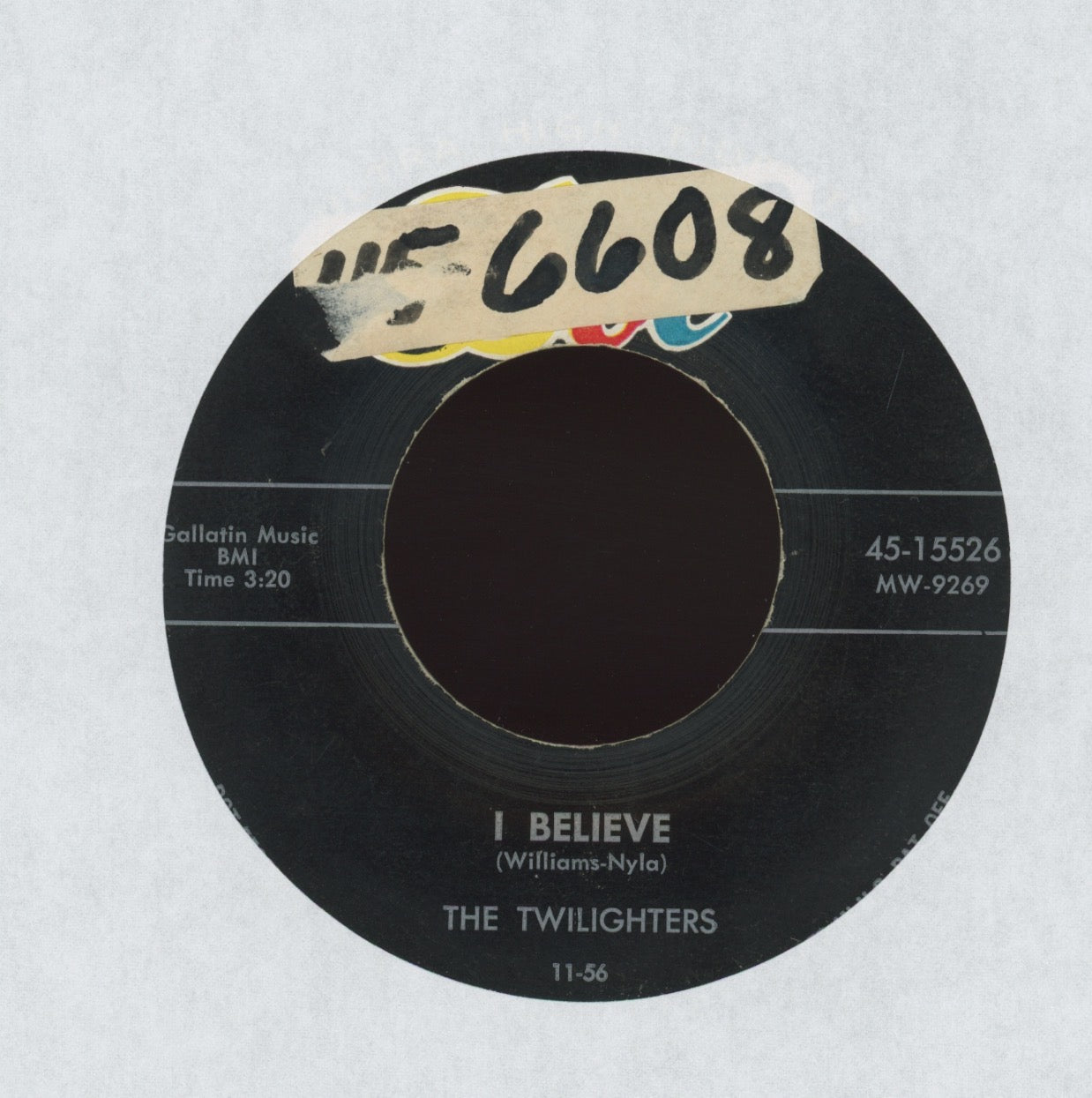 The Twilighters - Eternally on Dot R&B Doo Wop 45