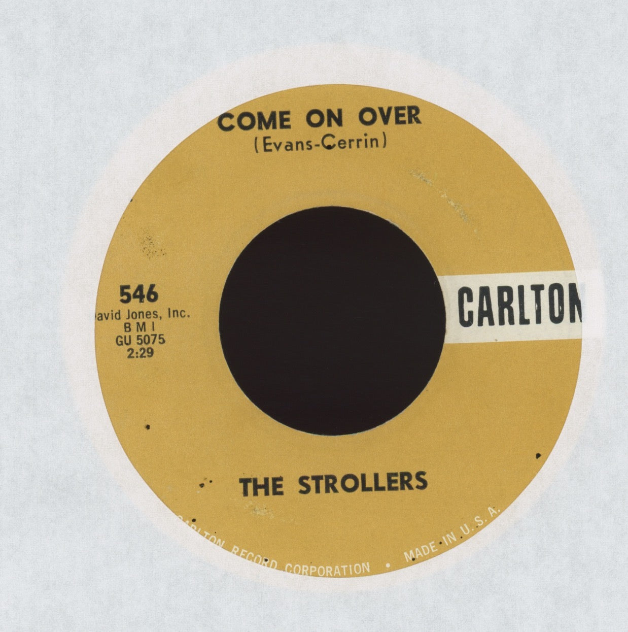 The Strollers - There's No One But You on Carlton