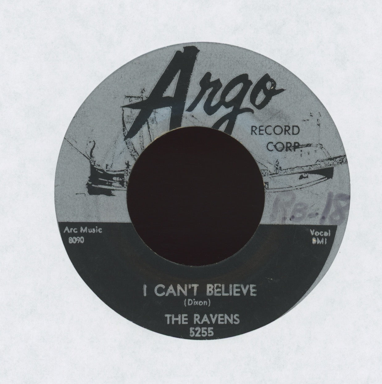 The Ravens - Kneel And Pray / I Can't Believe on Argo R&B Doo Wop 45