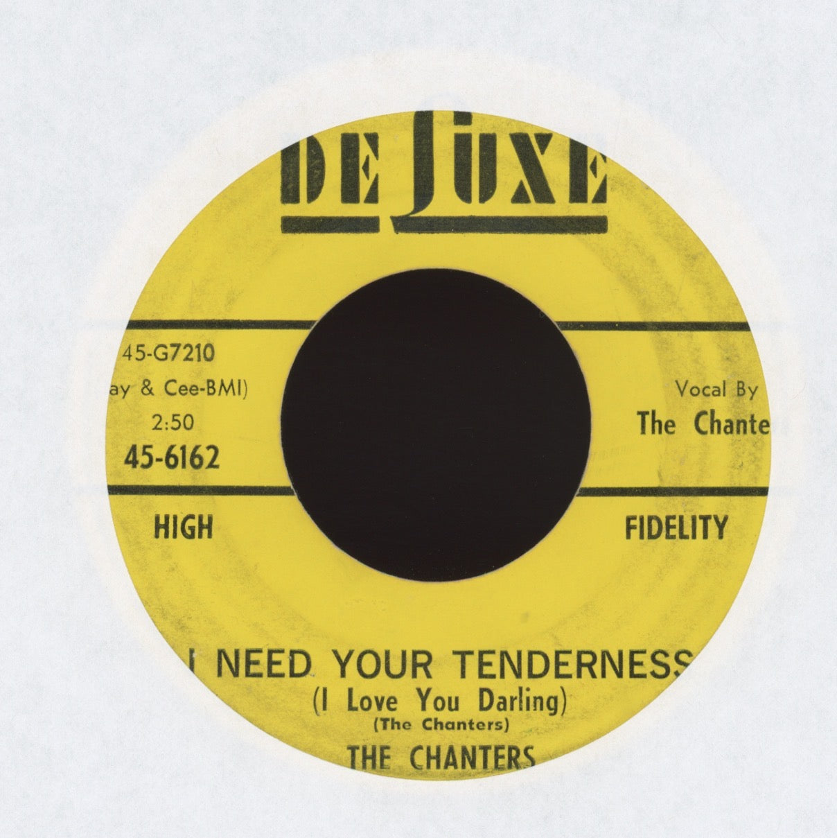 The Chanters - My My Darling on Deluxe R&B Doo Wop 45