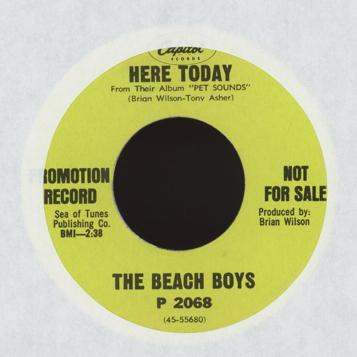 The Beach Boys - Darlin' on Capitol Promo Rock 45