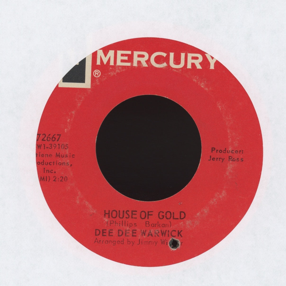 Dee Dee Warwick - When Love Slips Away on Mercury Northern Soul 45