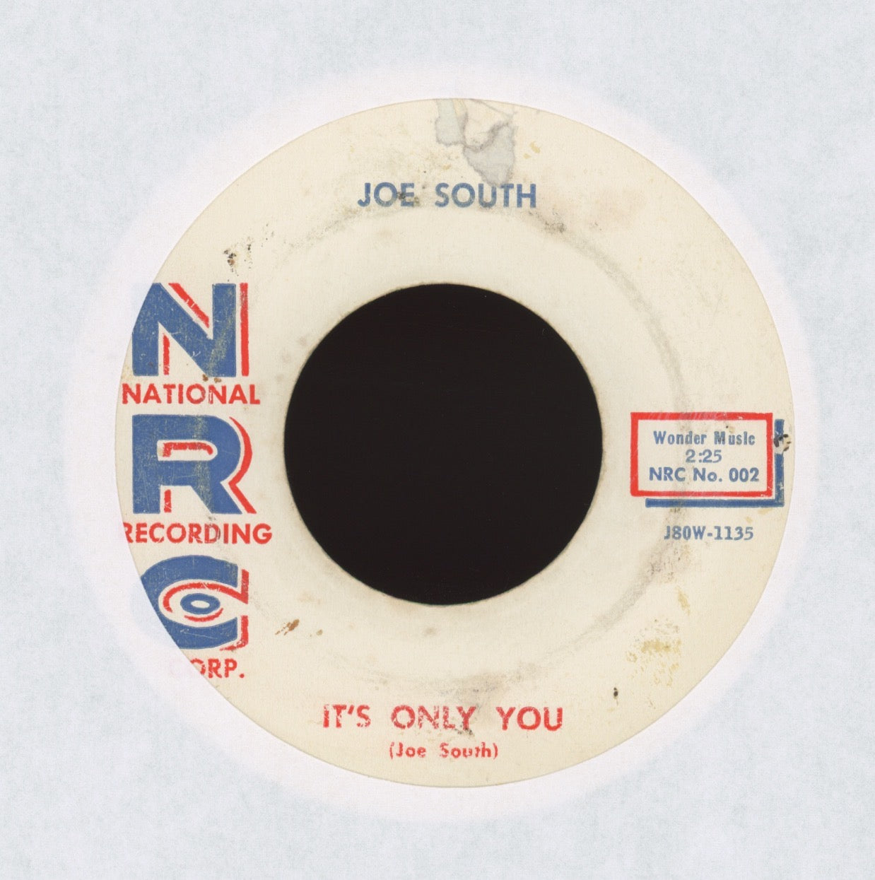 Joe South - I'm Snowed on NRC Rockabilly 45
