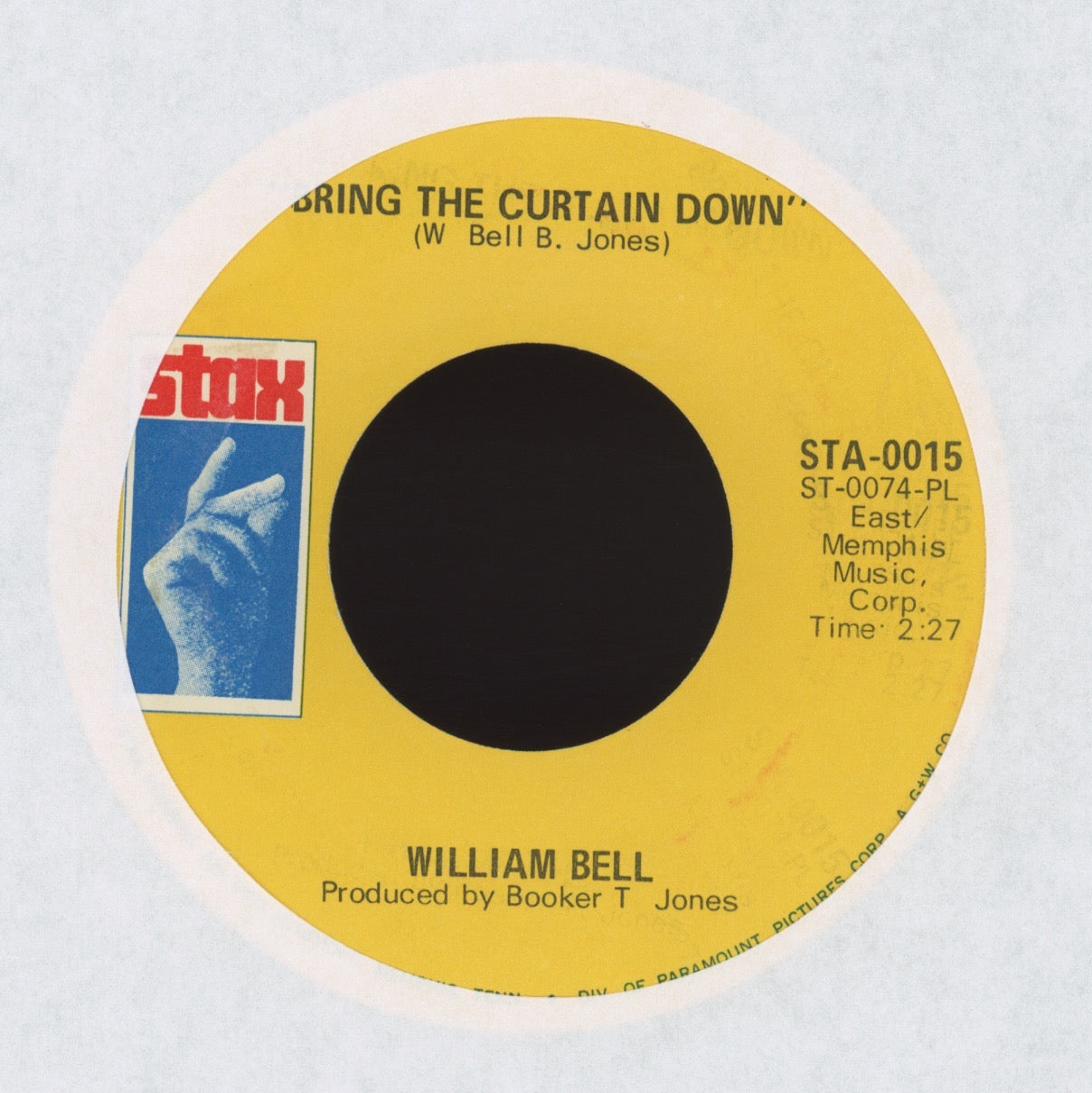 William Bell - I Forgot To Be Your Lover on Stax Soul 45 Samples