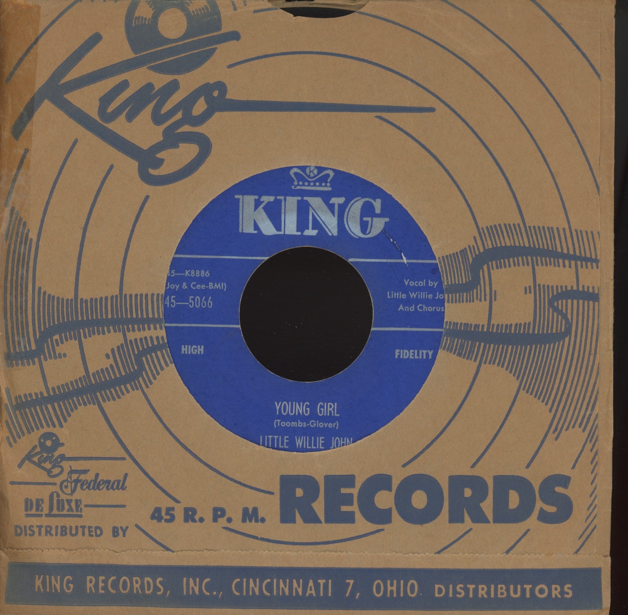 Little Willie John - Young Girl on King New Breed R&B 45