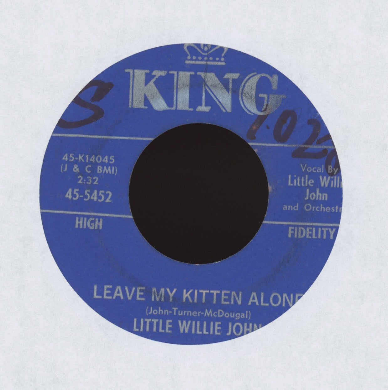 Little Willie John - Leave My Kitten Alone on King R&B 45