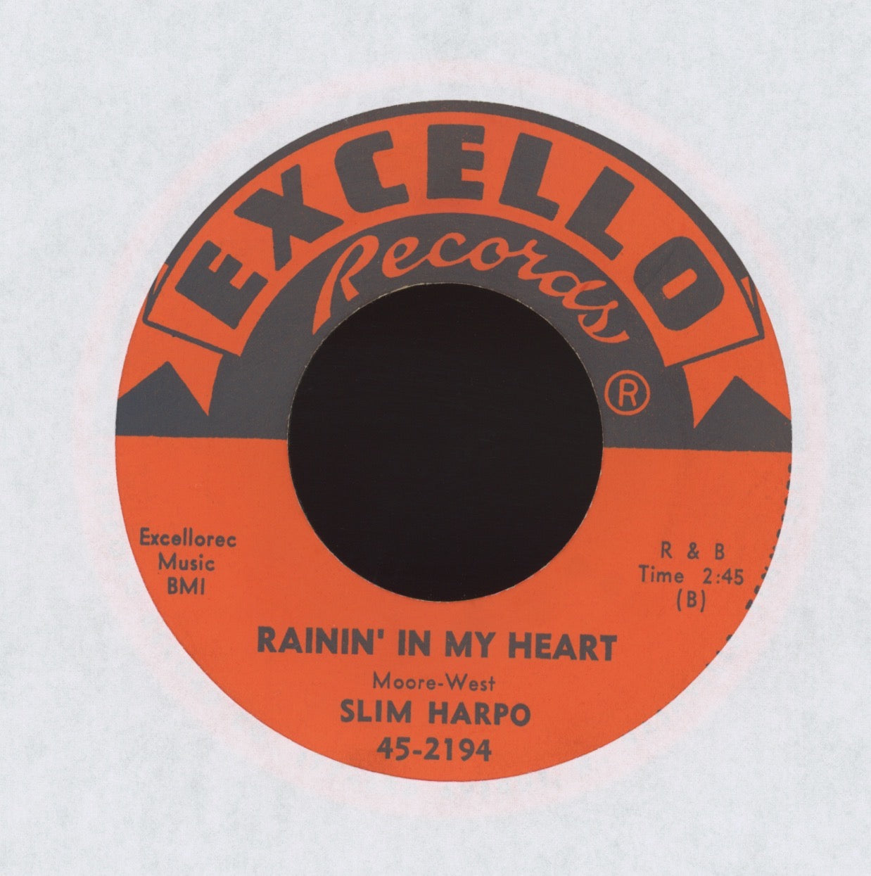 Slim Harpo - Don't Start Cryin' Now on Excello R&B 45