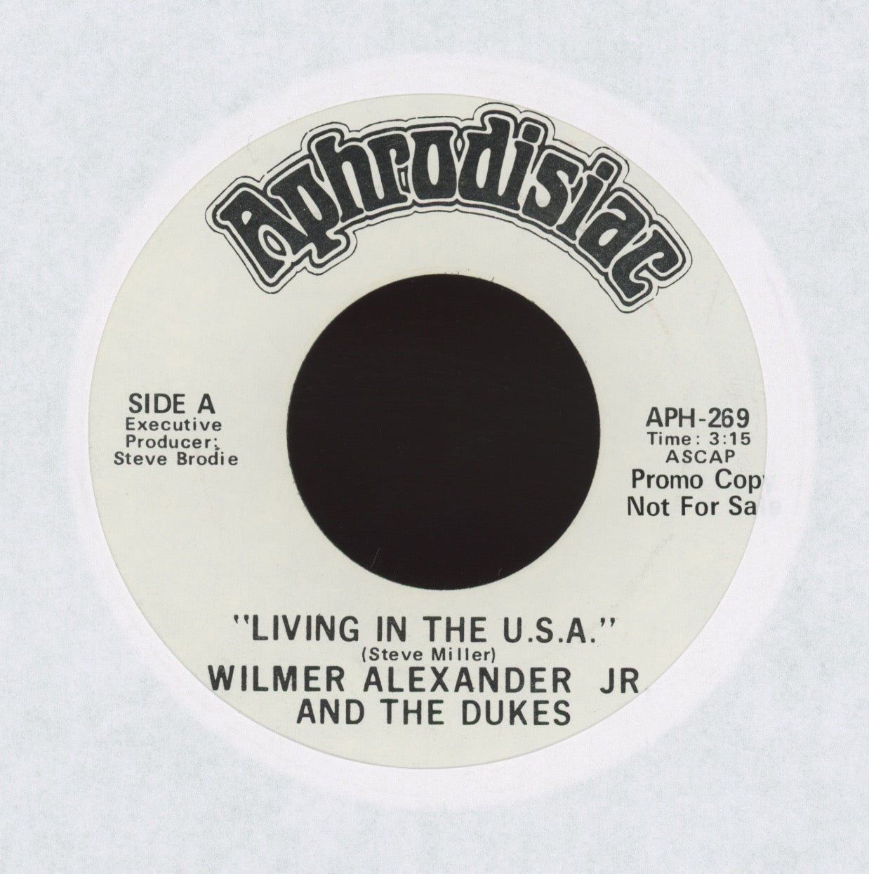 Wilmer & The Dukes - Living In The U.S.A. / Get It on Aphrodisiac Promo Soul Funk 45