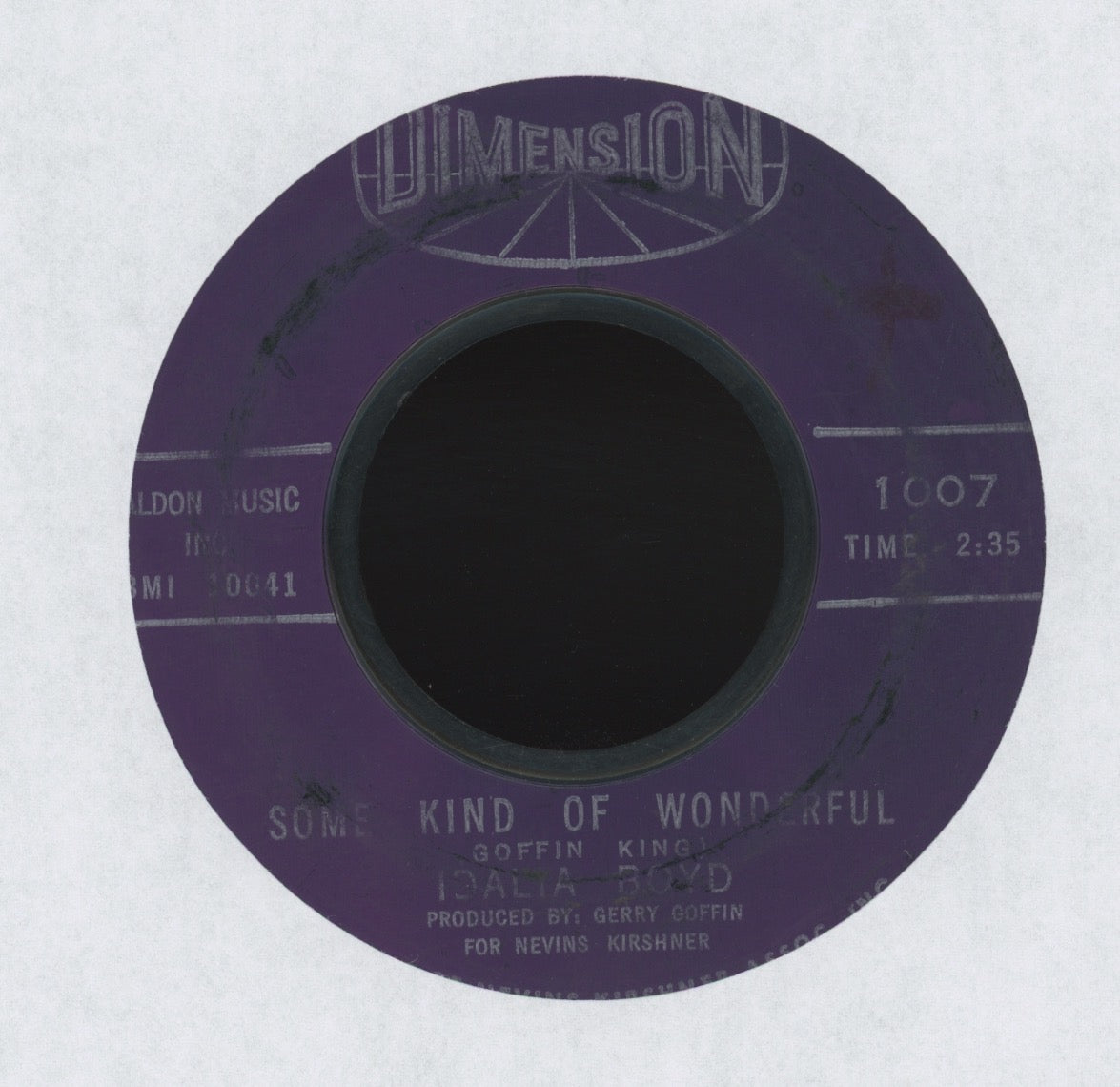 Idalia Boyd - Hula Hoppin' on Dimension R&B 45