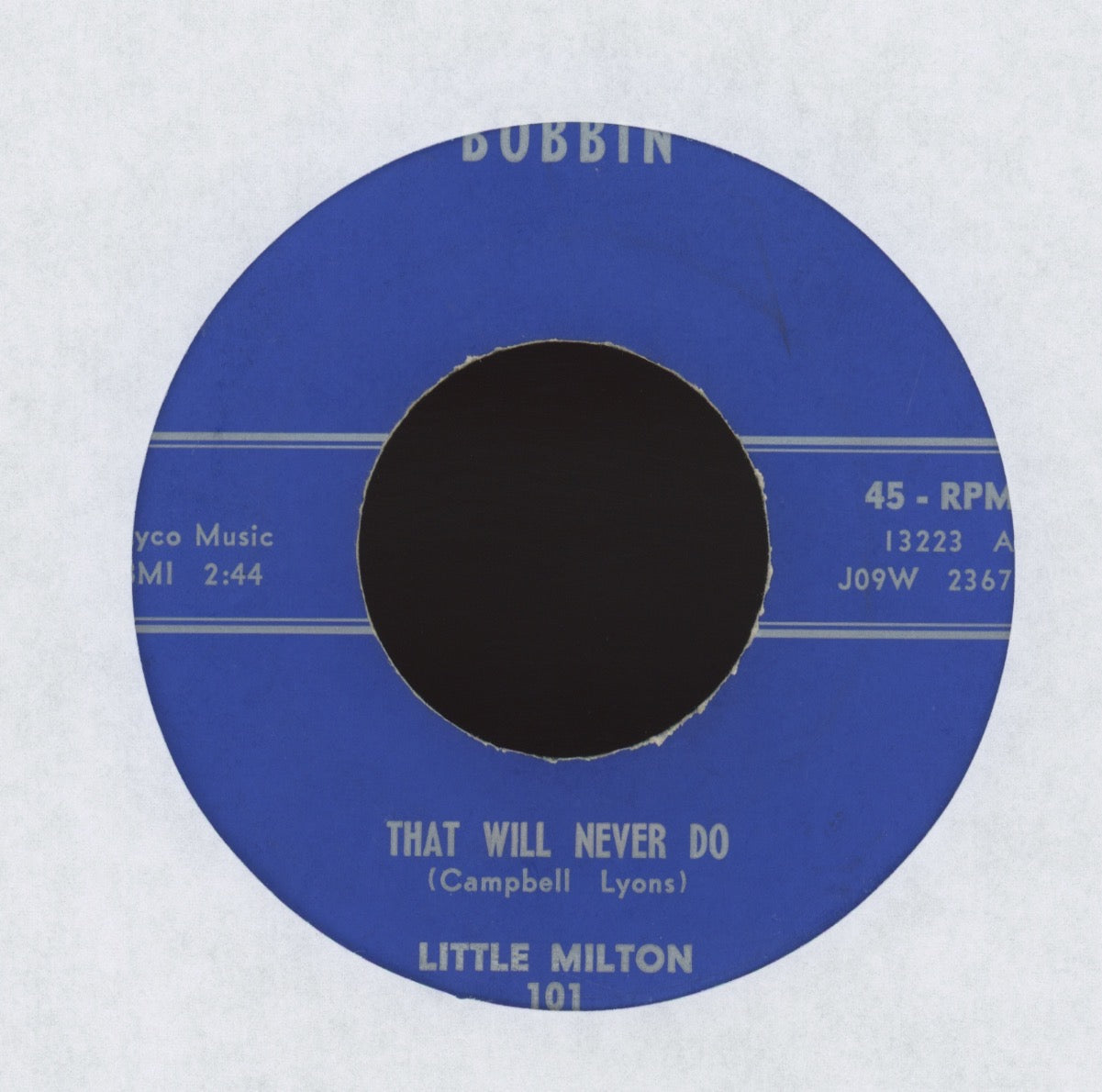 Little Milton - I'm A Lonely Man on Bobbin R&B 45
