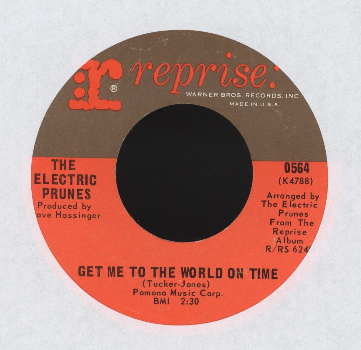 The Electric Prunes - Get Me To The World On Time Garage Psych Rock 45