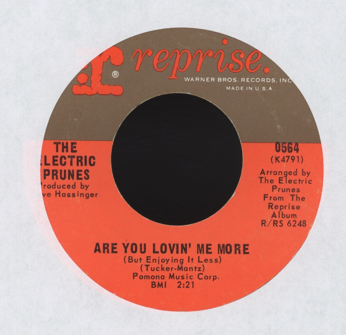 The Electric Prunes - Get Me To The World On Time Garage Psych Rock 45