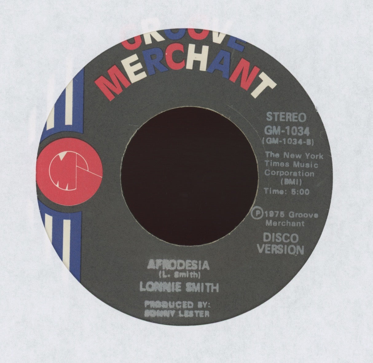 Lonnie Smith - Afrodesia on Groove Merchant Jazz Funk 45