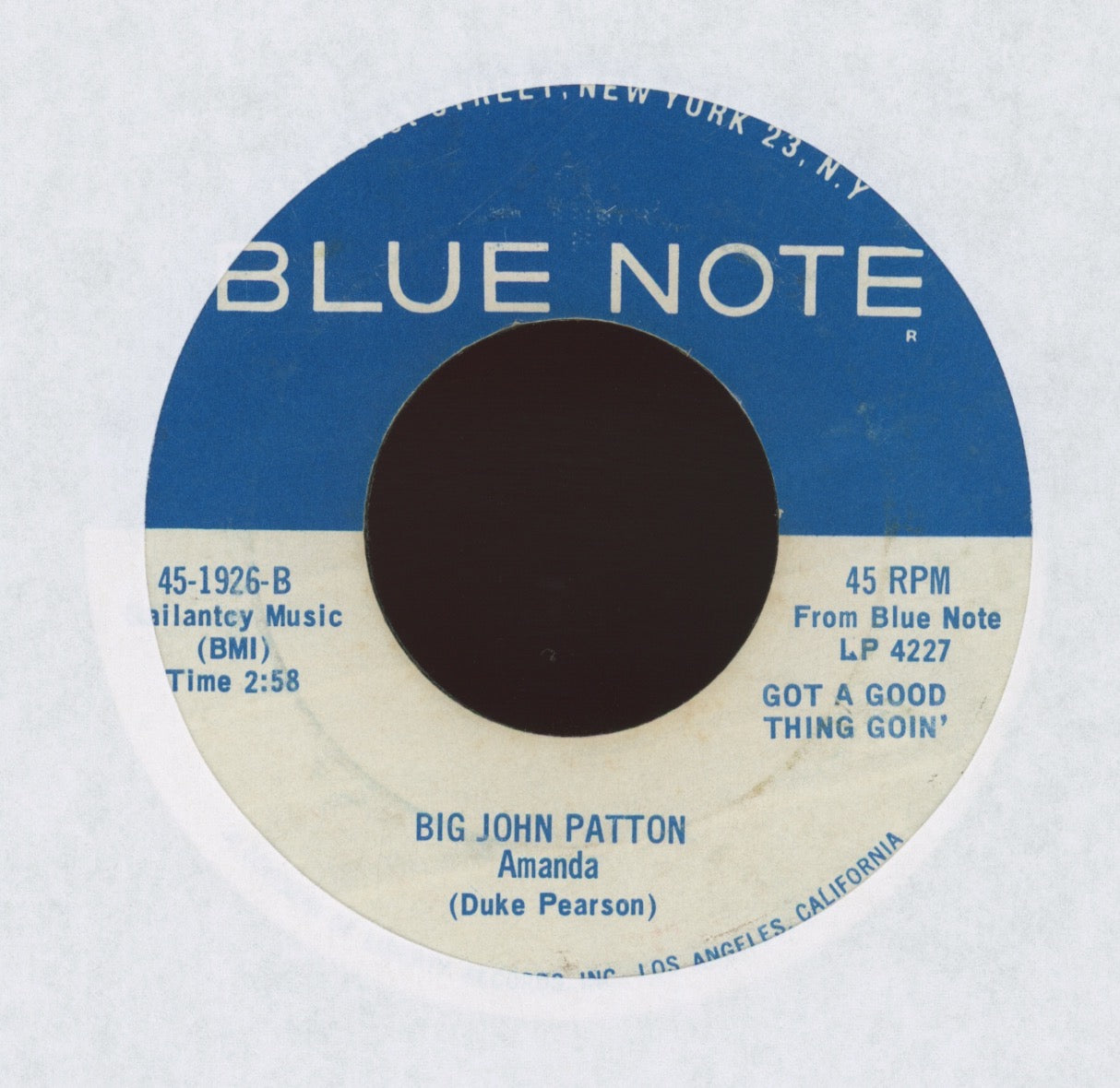 John Patton - Ain't That Peculiar on Blue Note Soul Jazz 45